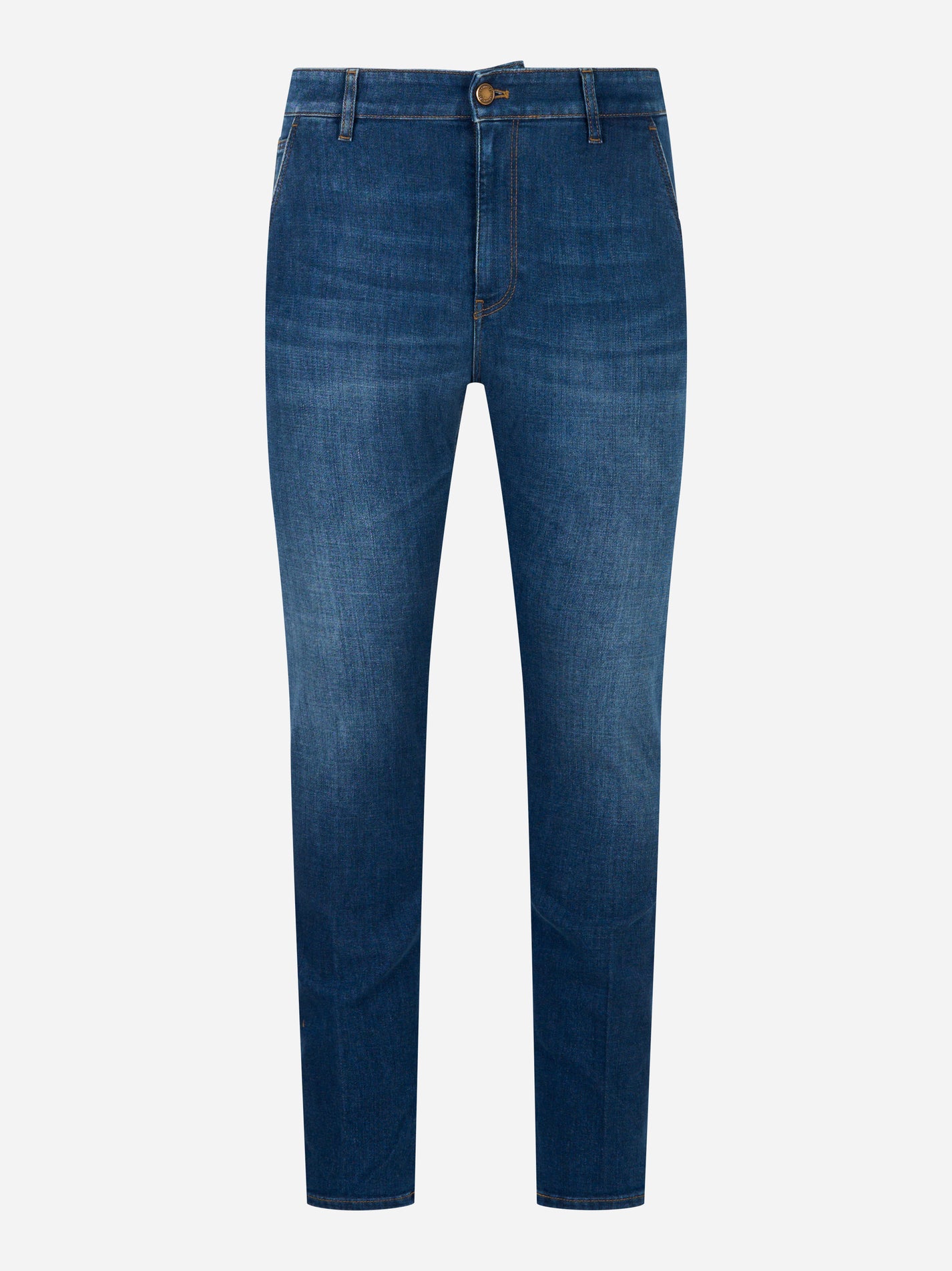 Jeans PT TORINO Indie slim fit blu, vista frontale