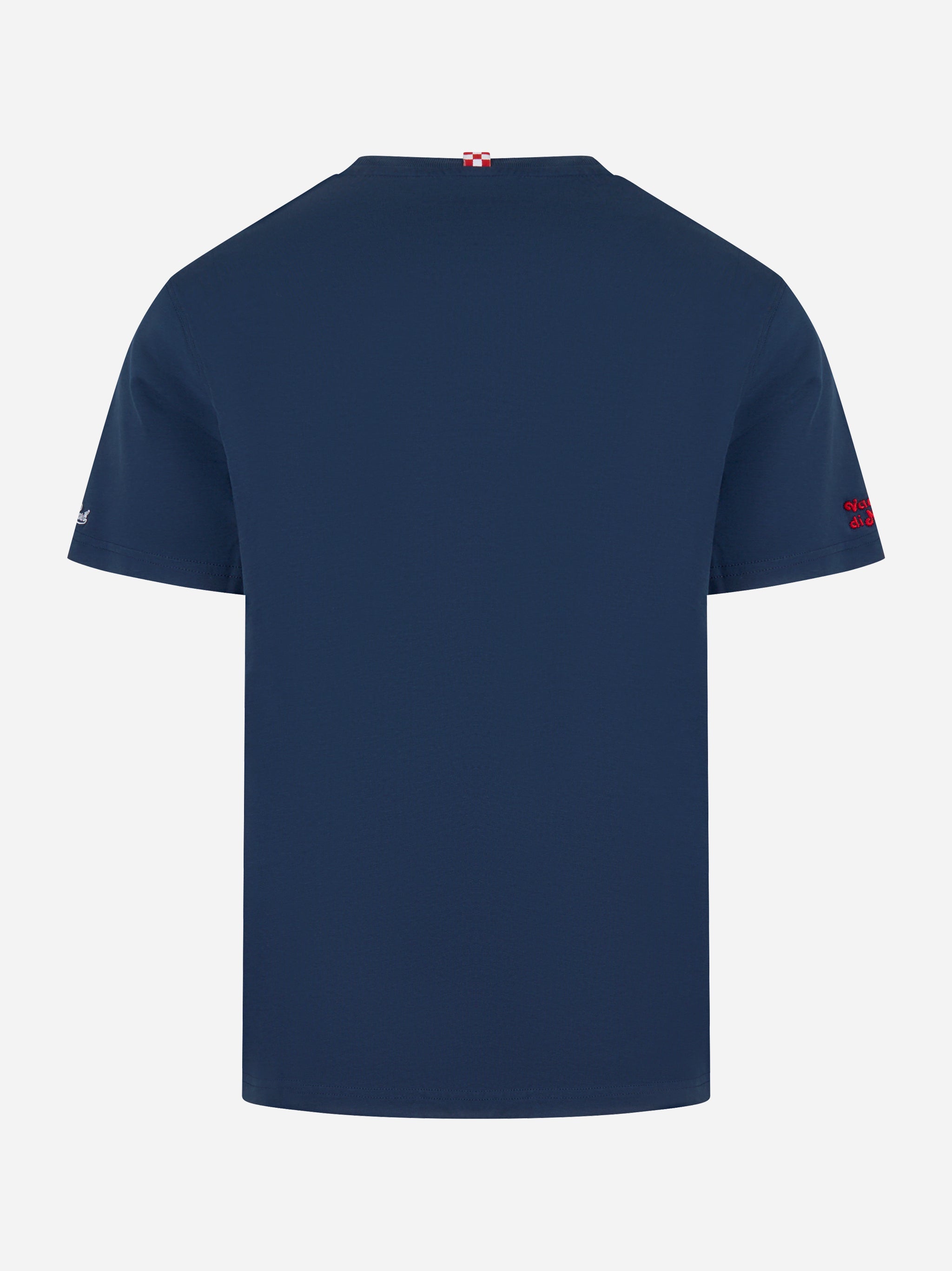 T-shirt Arnott Non Sono Bello Piaccio Blu