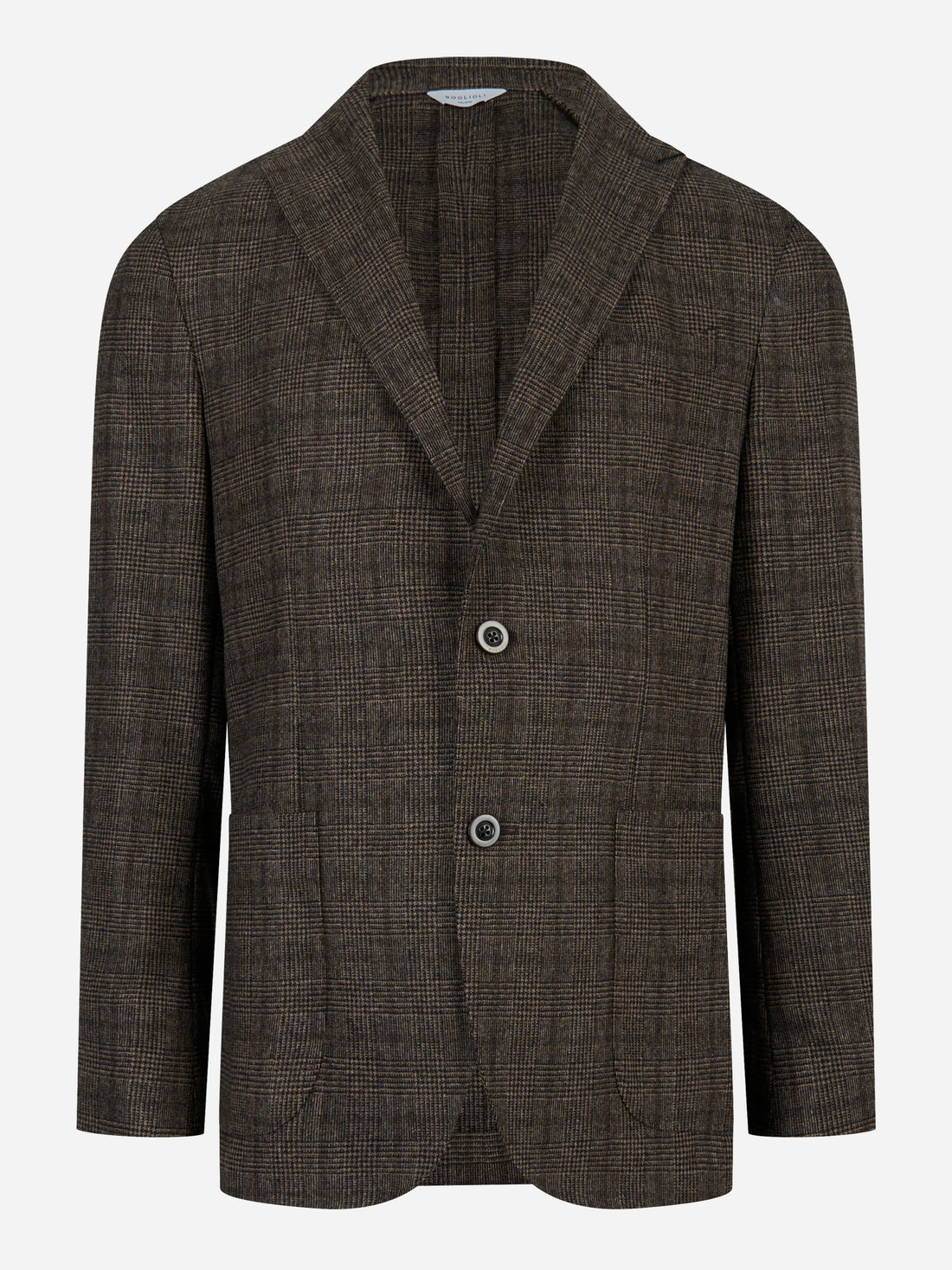 Blazer monopetto in lana Marrone