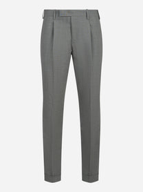 Pantalone Rebel in fresco lana stretch grigio