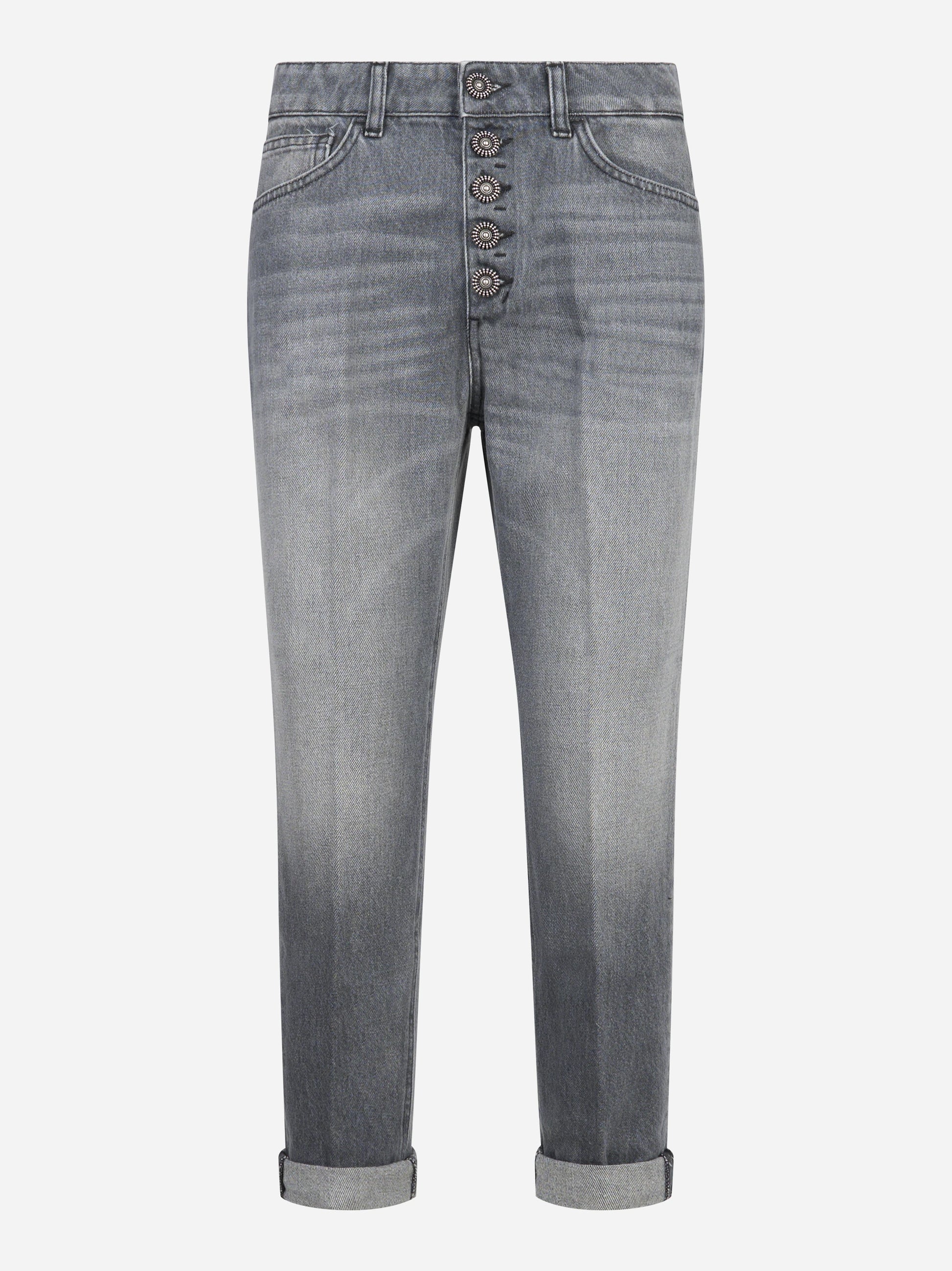Jeans Koons loose fit in denim fermo grigio