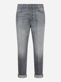 Jeans Koons loose fit in denim fermo grigio