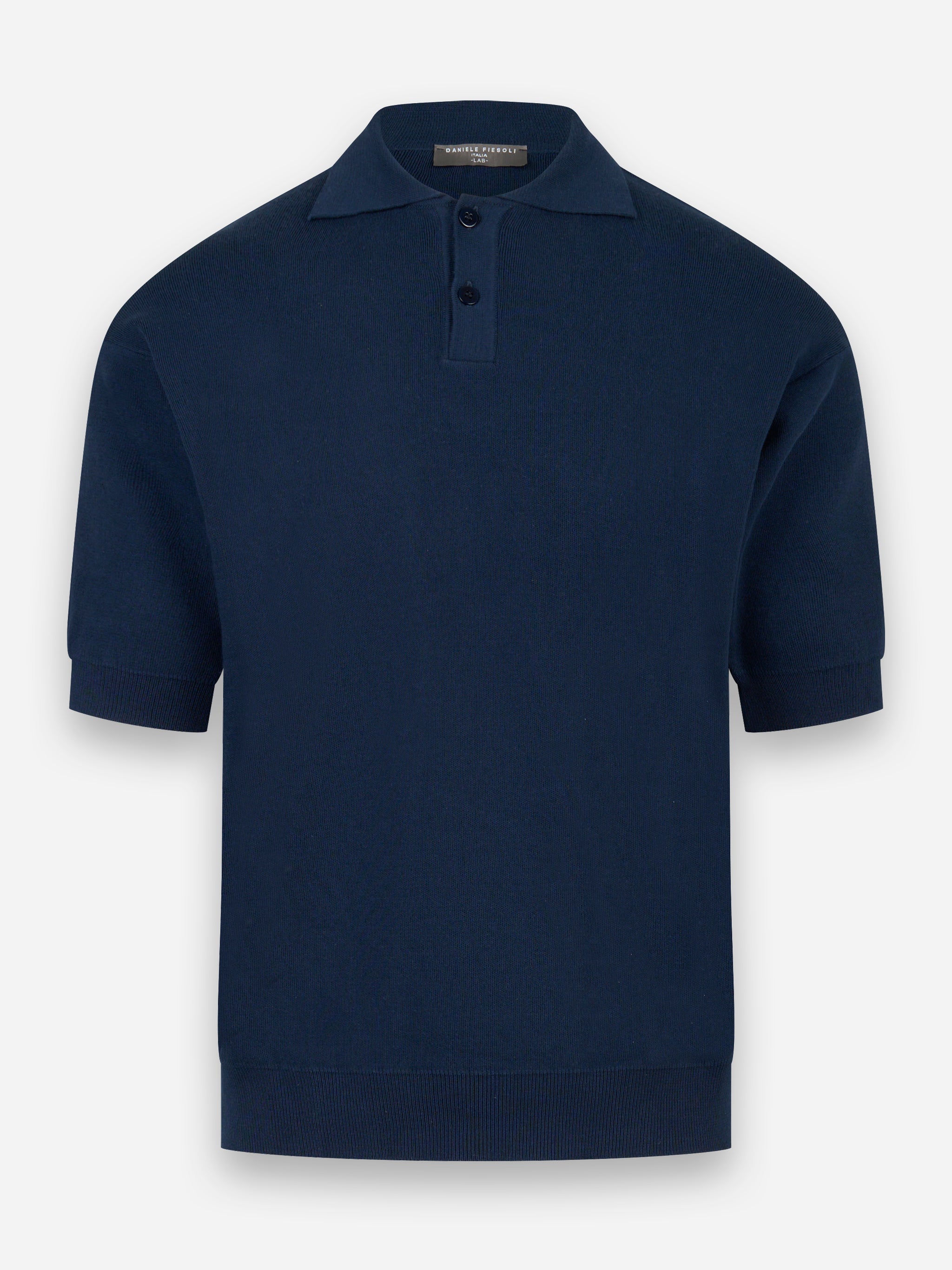 Polo manica corta oversize Blu