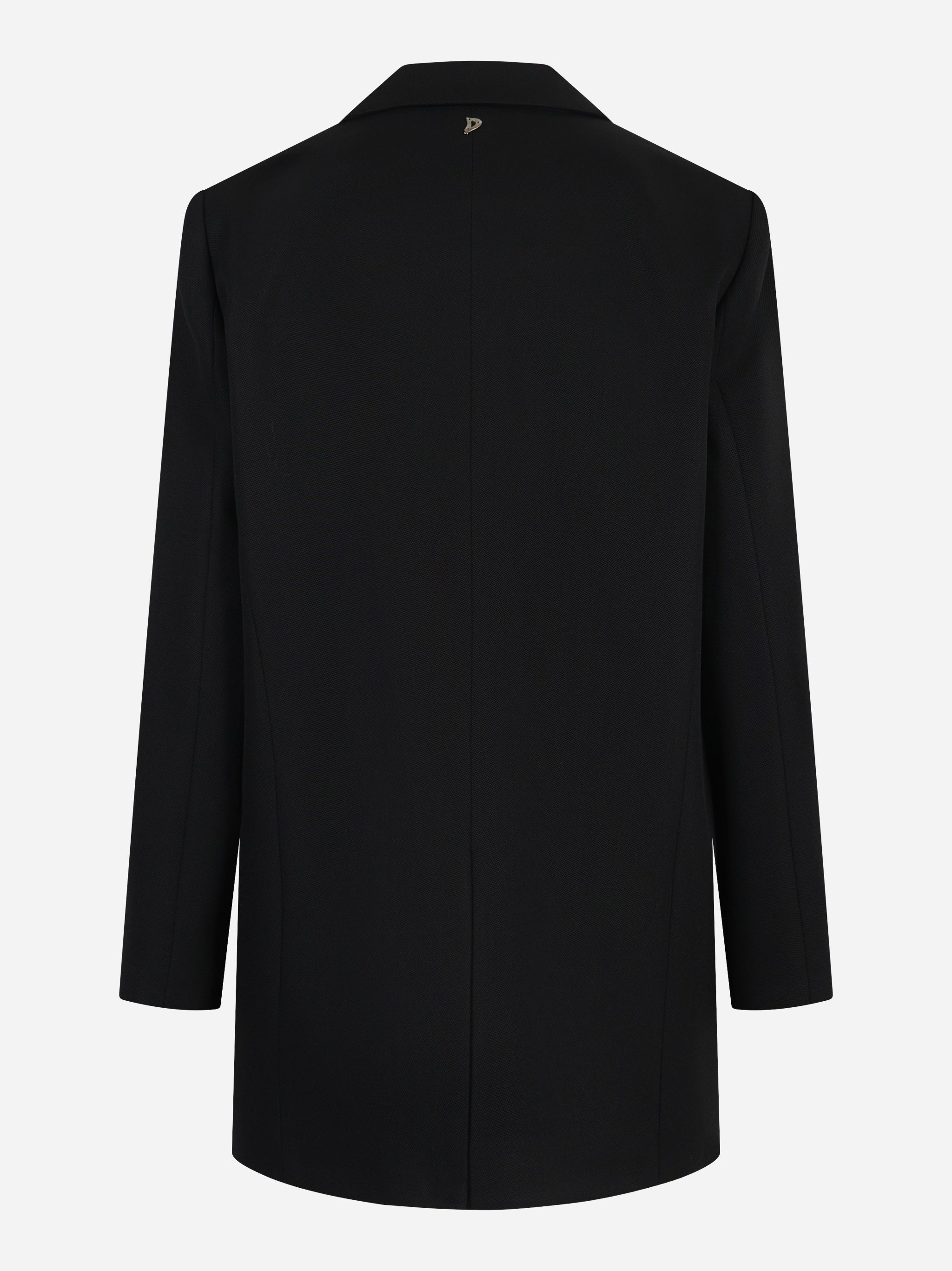 Blazer oversize in tela di lana Nero