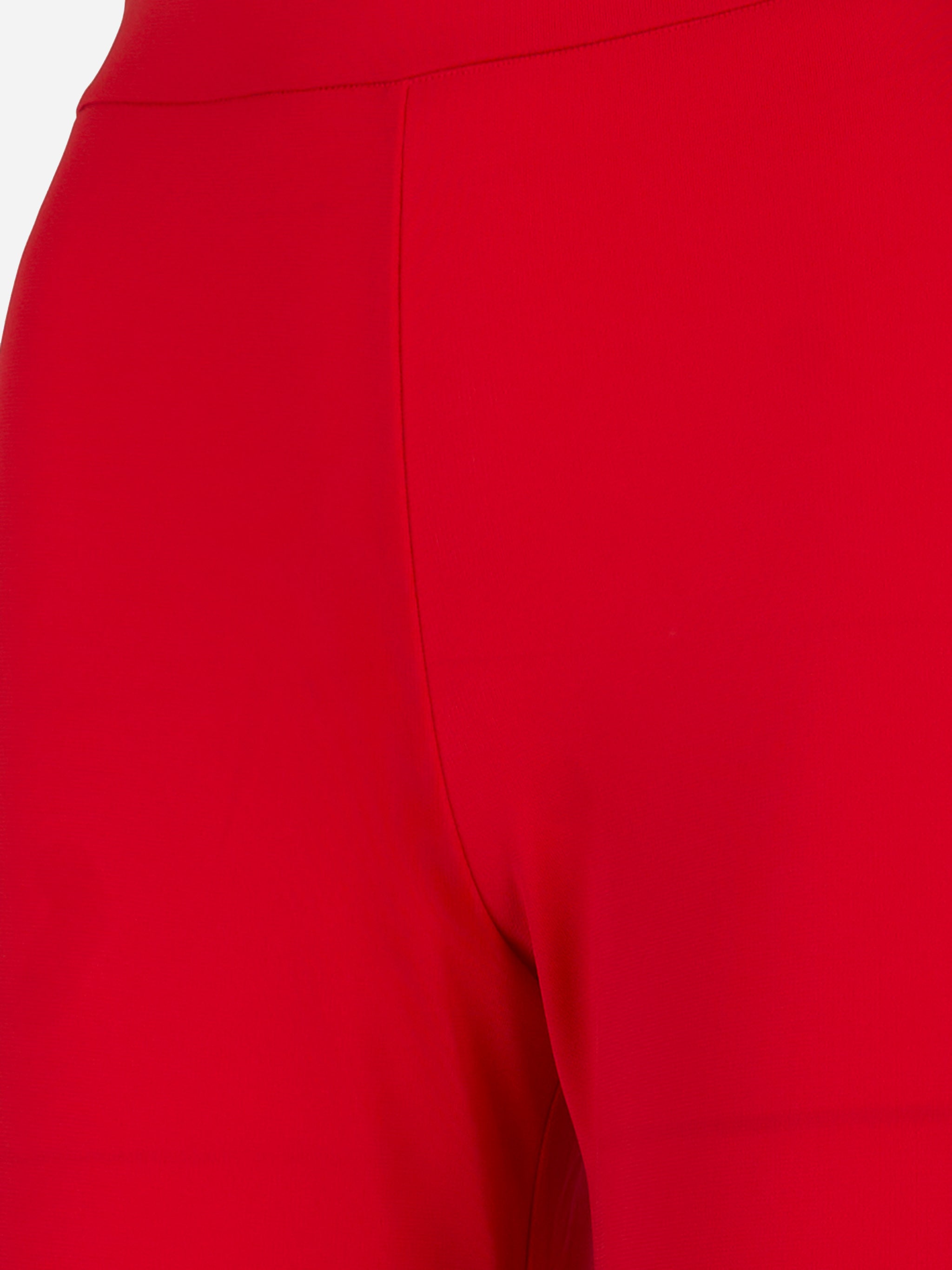 Pantalone flare Gaia in jersey Rosso