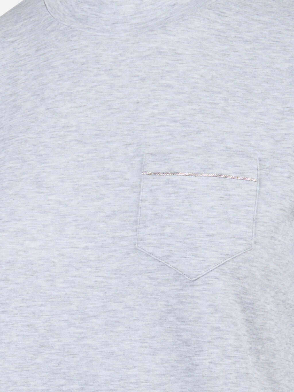 T-shirt legegto jersey doppio in cotone tecnico Grigio