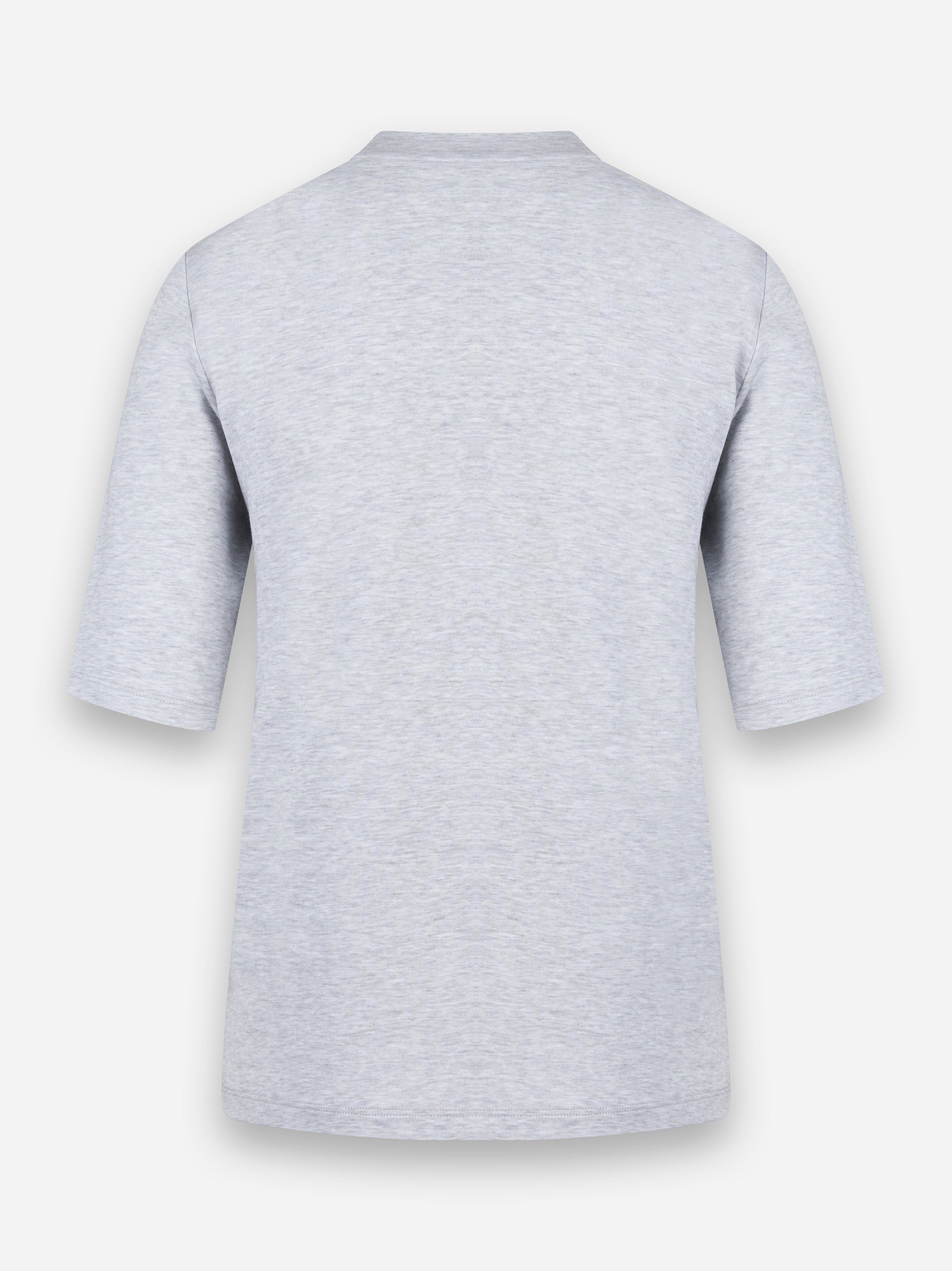 T-shirt legegto jersey doppio in cotone tecnico Grigio