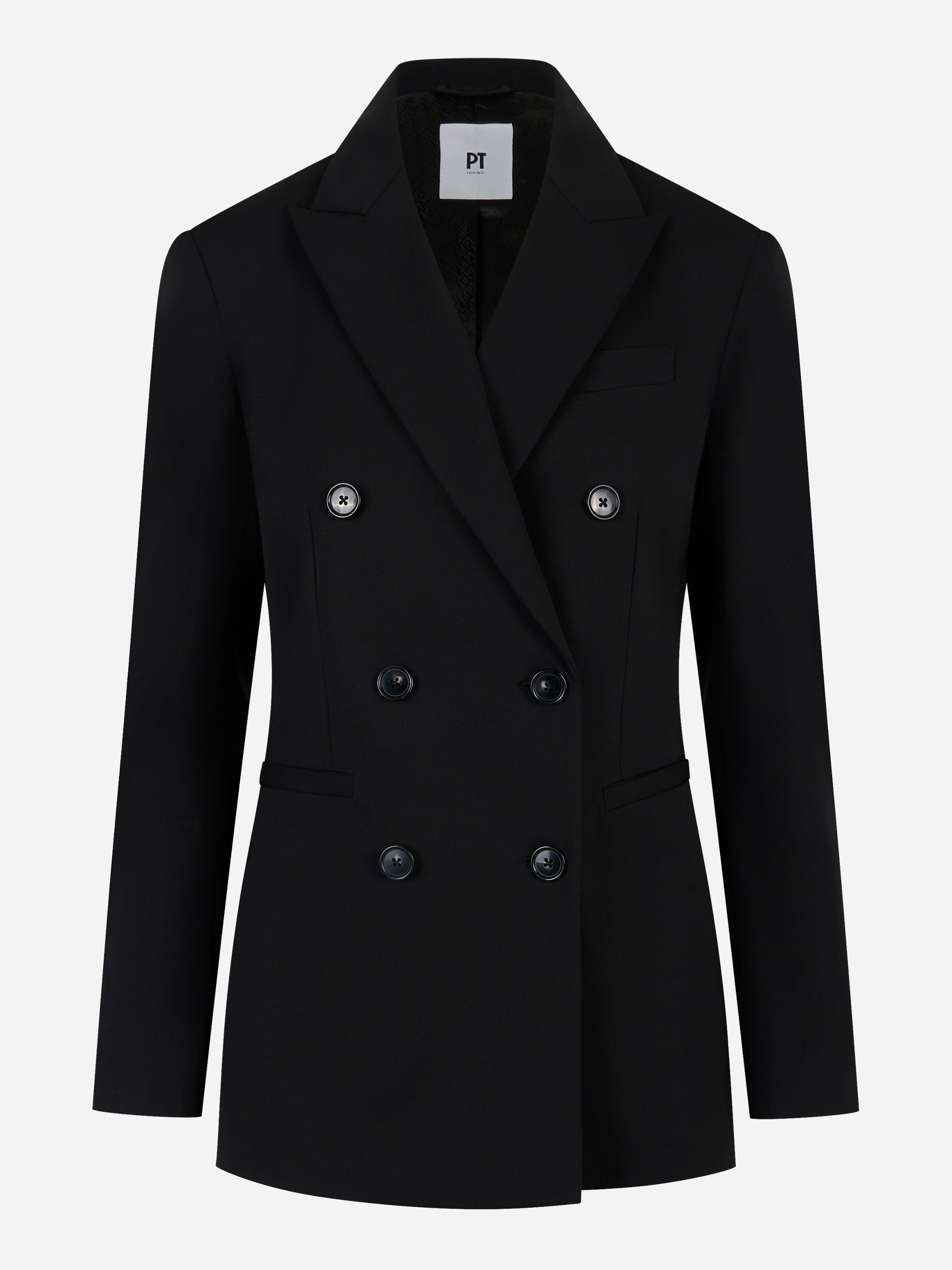 Blazer Bi-Stretch Wool Batavia Nero