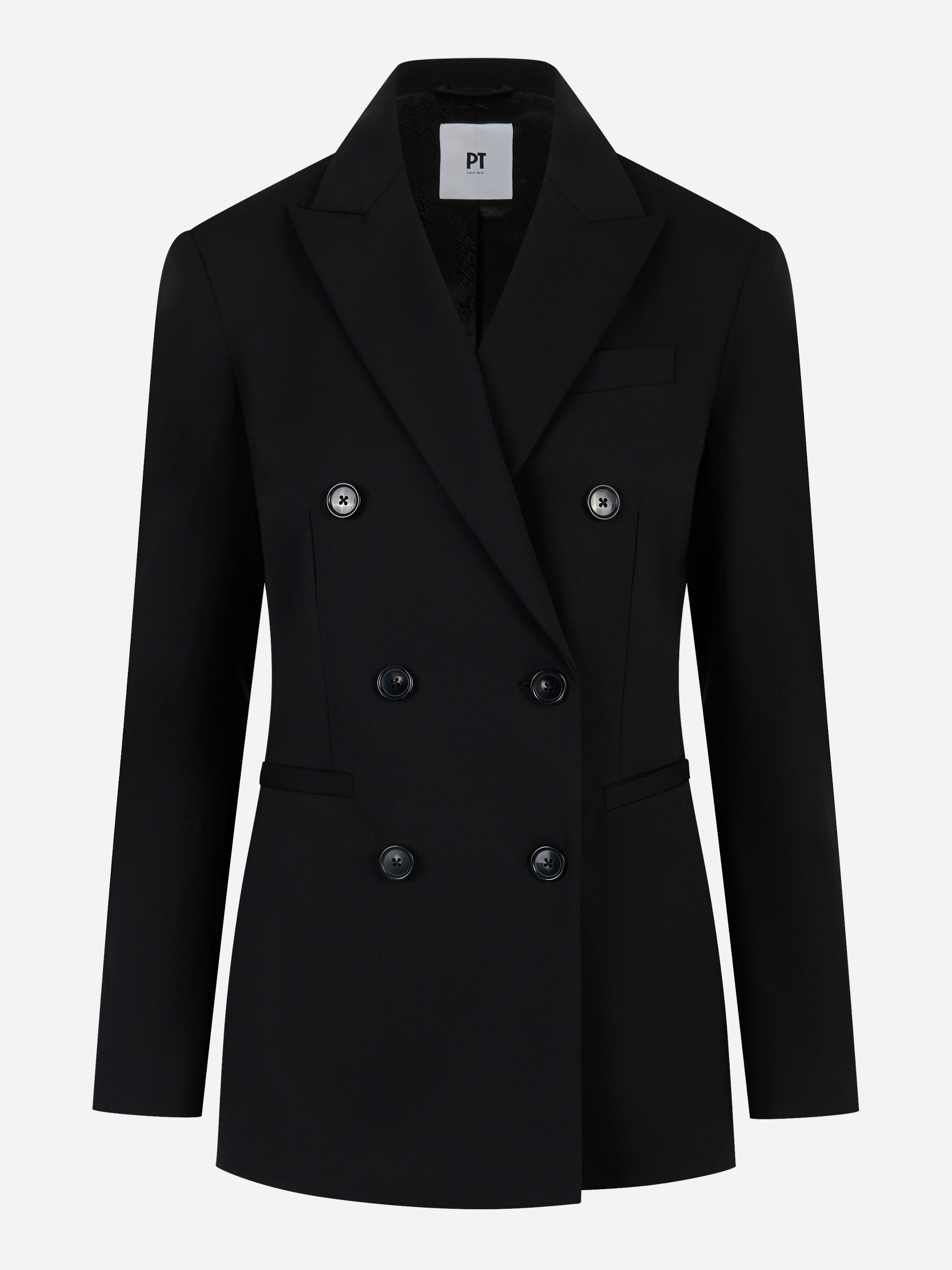 Blazer Bi-Stretch Wool Batavia Nero