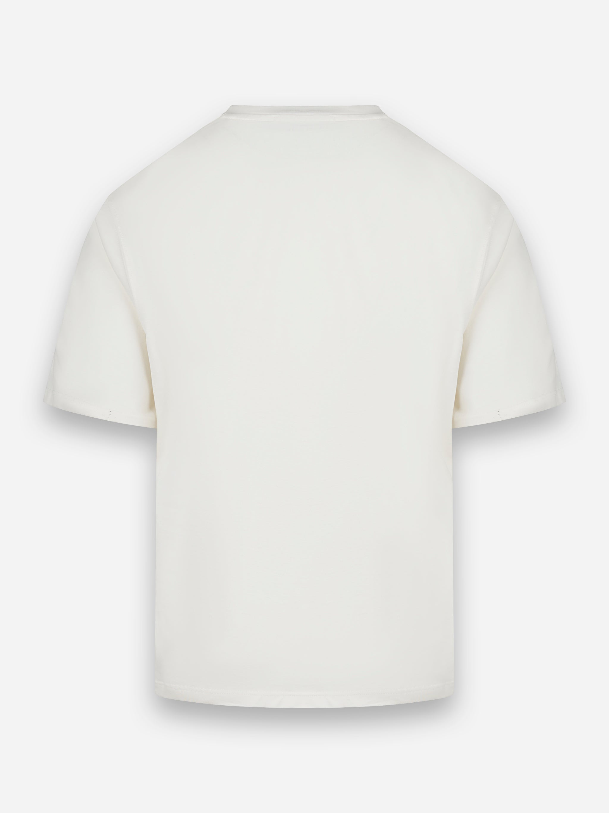 T-shirt in cotone con applicazione Bianco