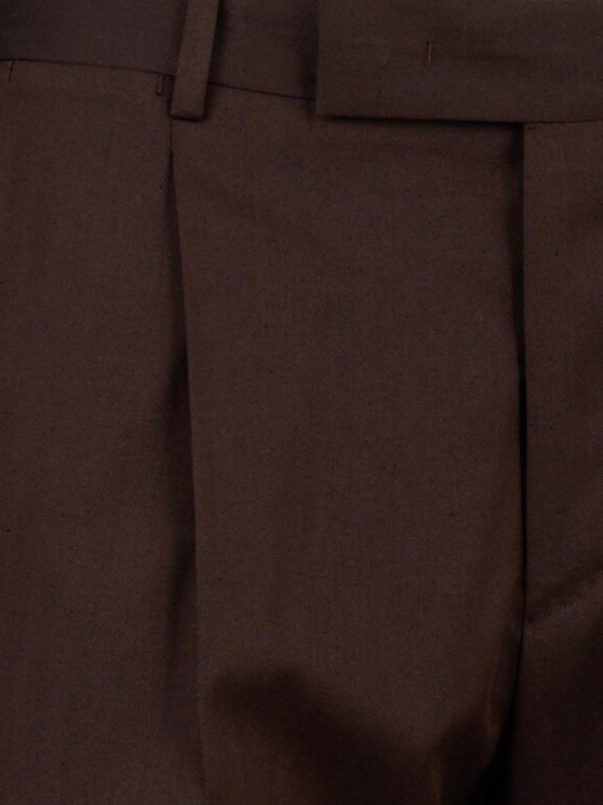 Pantalone Rebel con una pince in cotone e seta Marrone