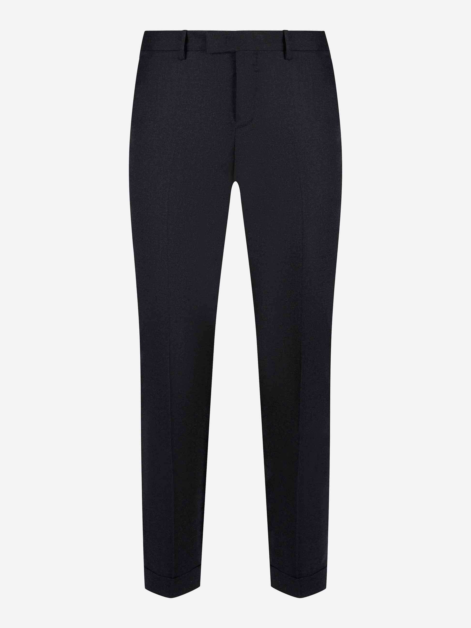 Pantalone Master slim fit in lana stretch Grigio