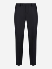 Pantalone Master slim fit in lana stretch Grigio