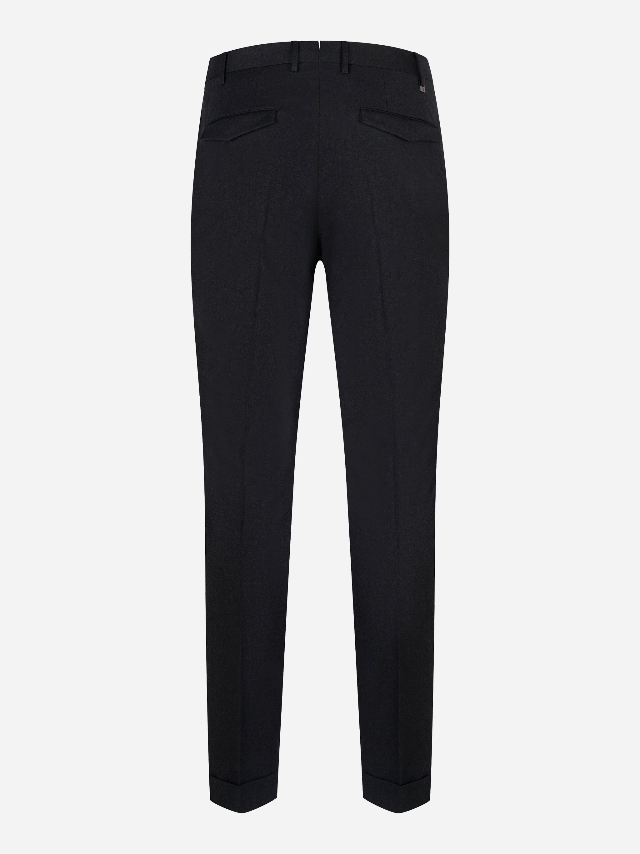 Pantalone Master slim fit in lana stretch Grigio