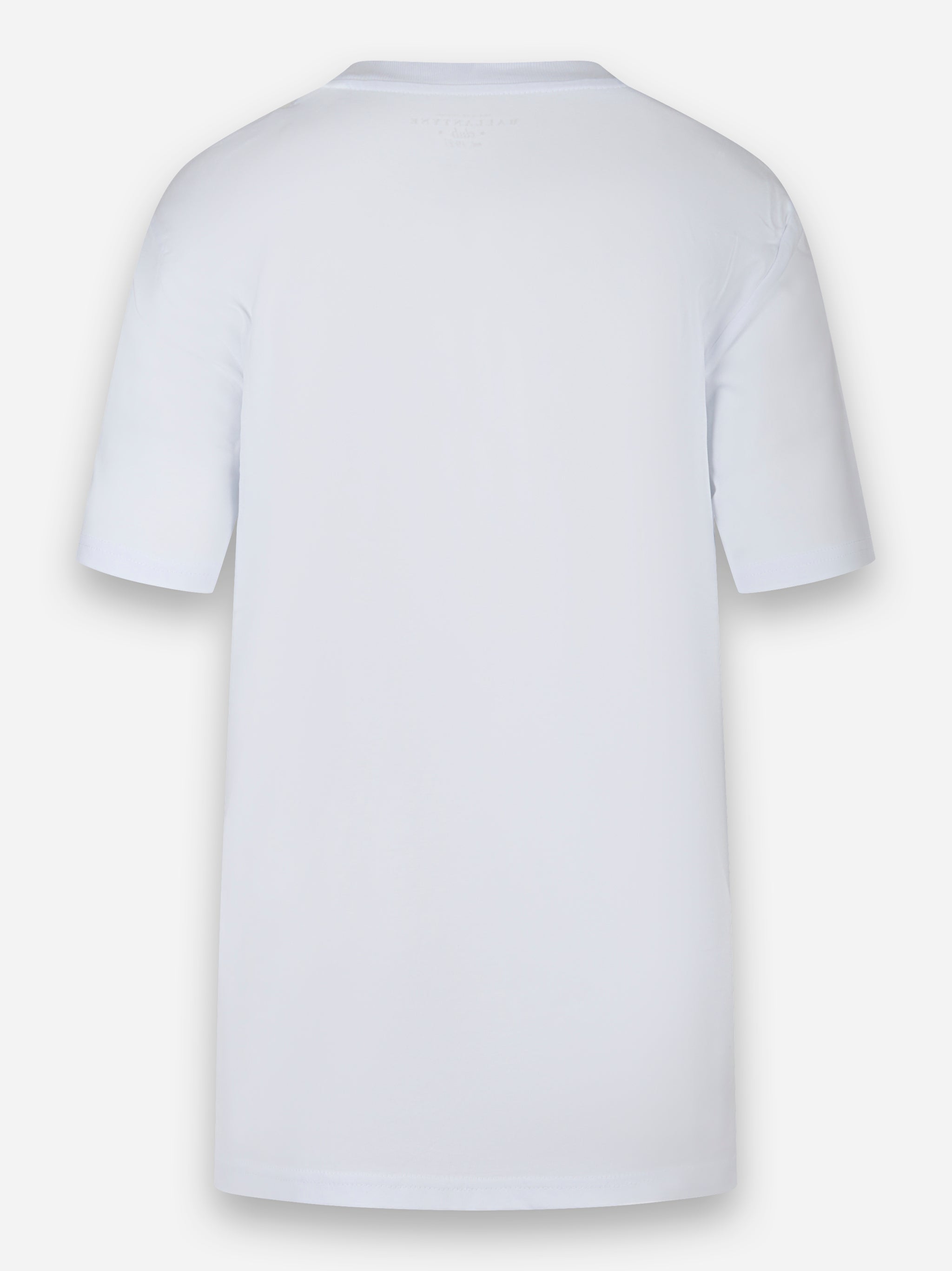 T-shirt manica corta con stampa logo Bianco