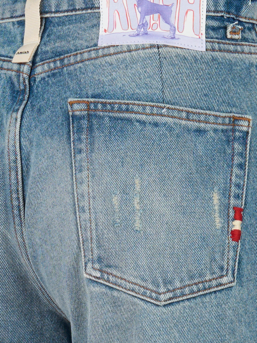 Jeans Wider Low Blu