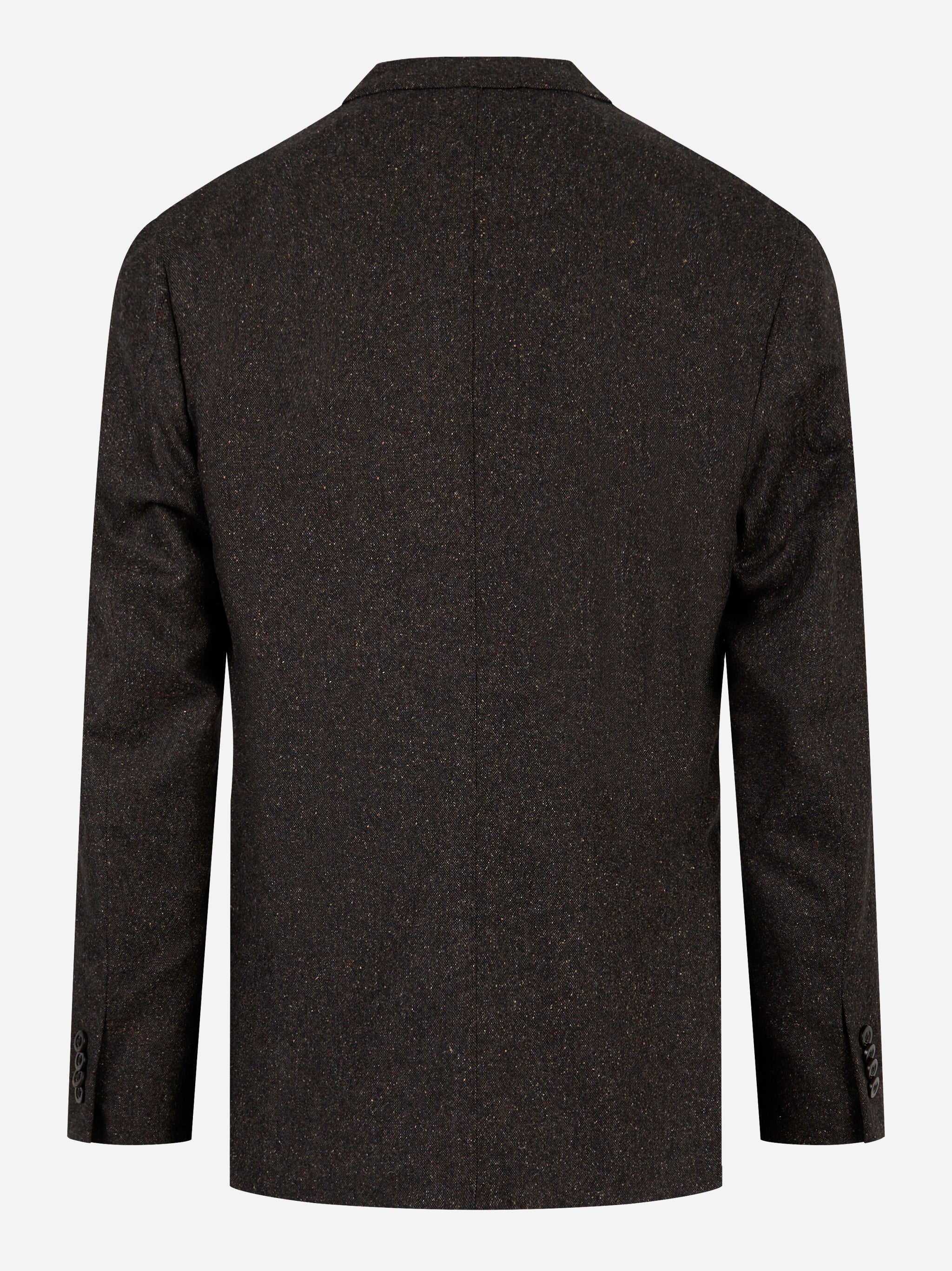 Blazer doppiopetto in donegal Marrone