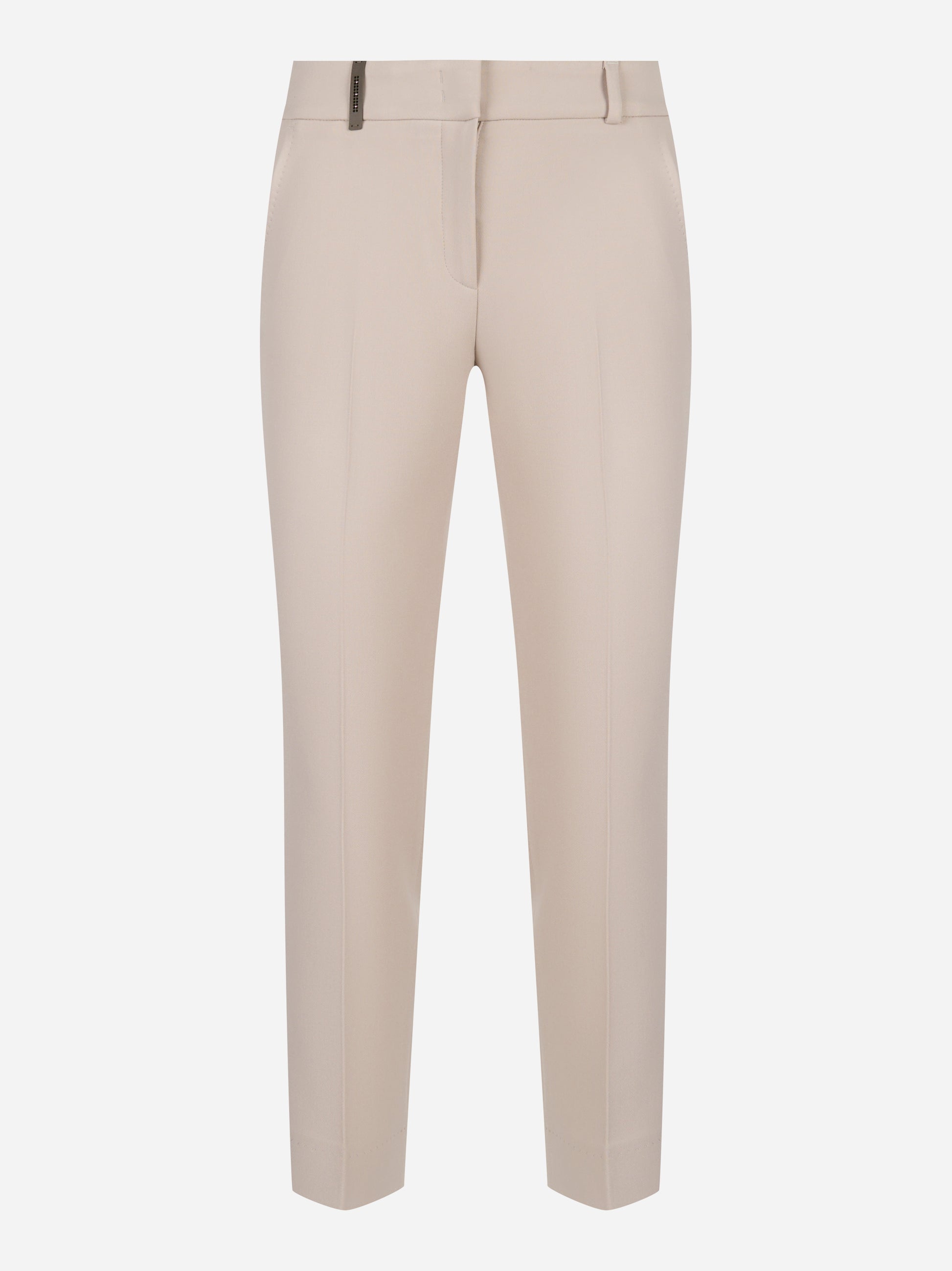Pantalone tela tecnica double compatta e bielastica Beige