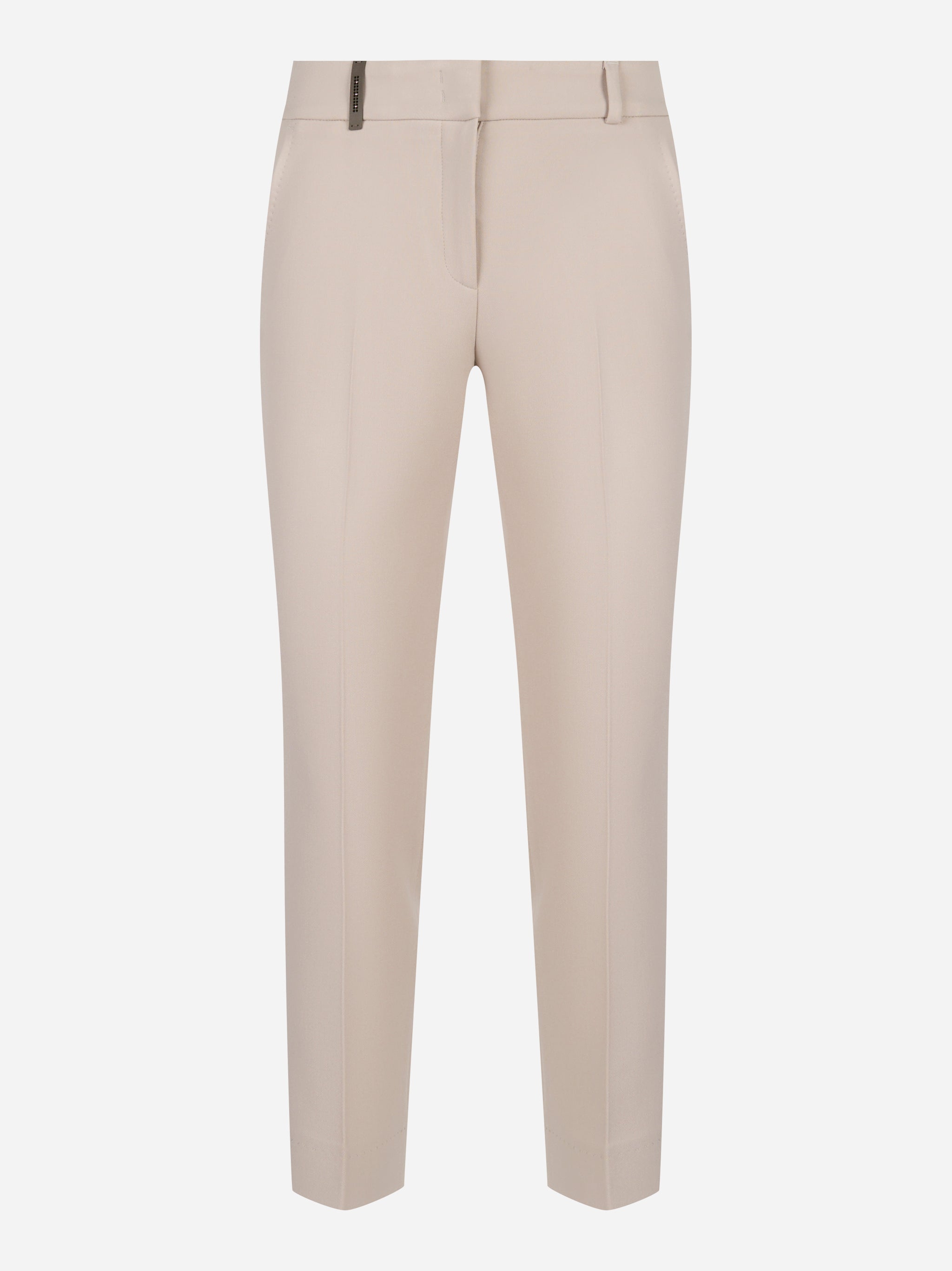 Pantalone tela tecnica double compatta e bielastica Beige