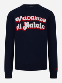Maglia Heron Vacanze Di Natale Blu
