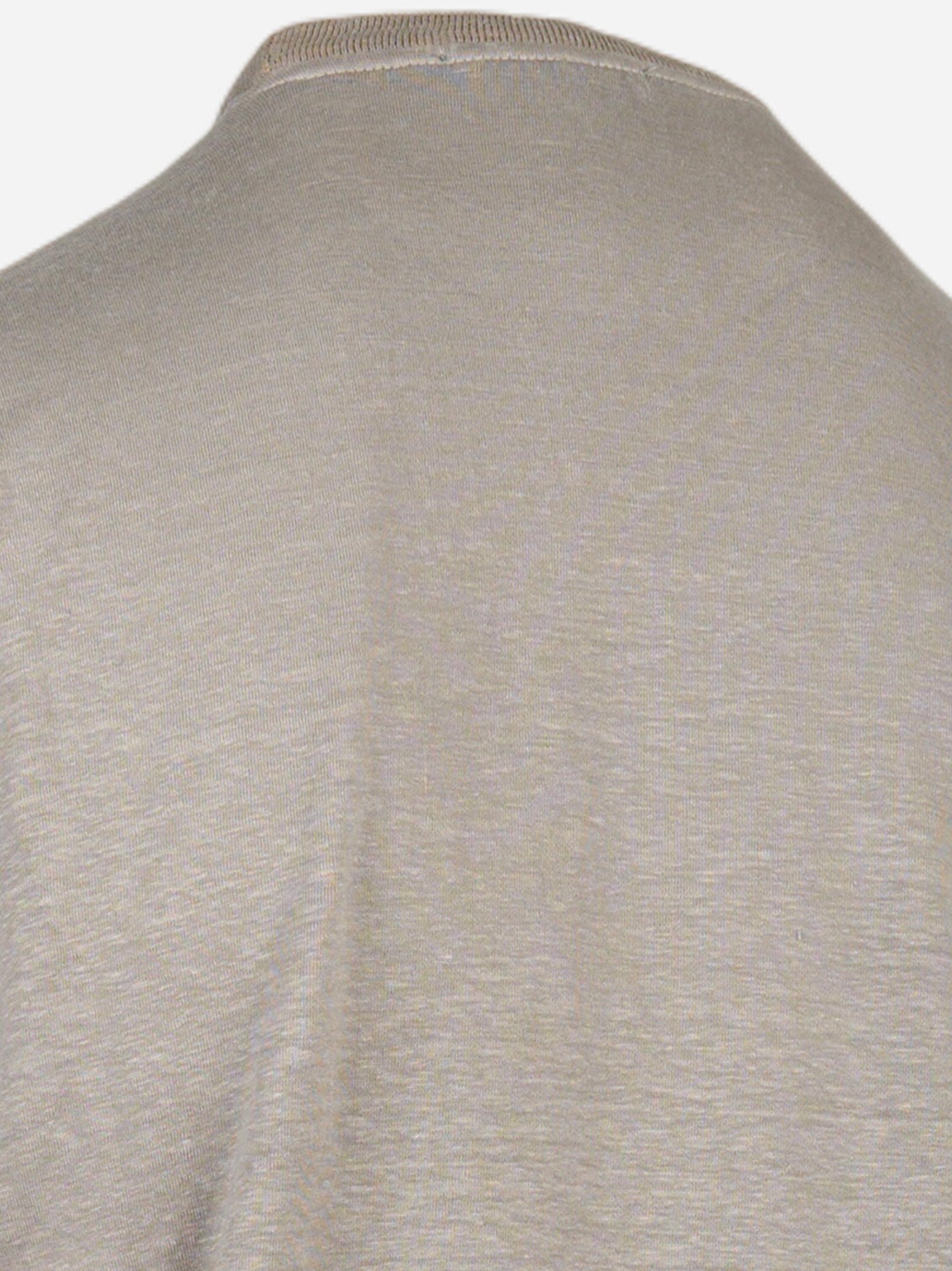 T-shirt manica corta in lino Beige