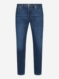 Jeans carrot fit Brighton in denim fermo