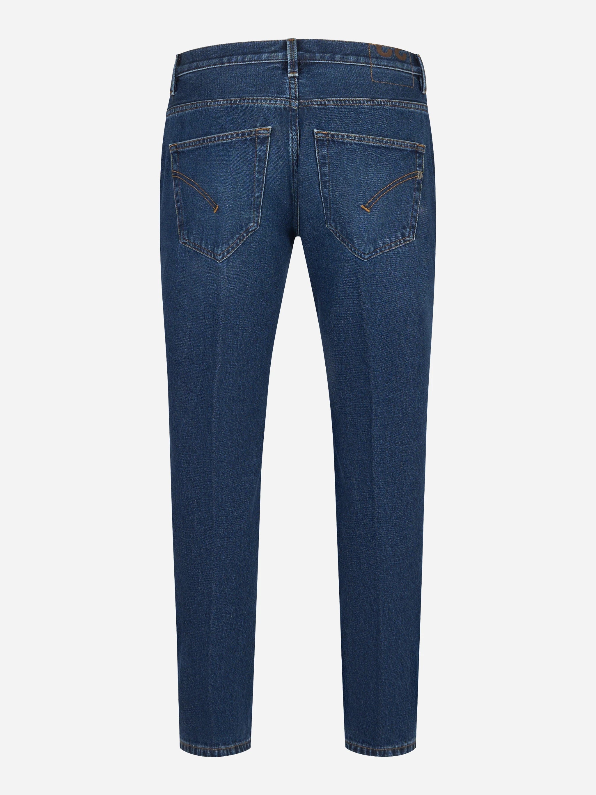 Jeans carrot fit Brighton in denim fermo