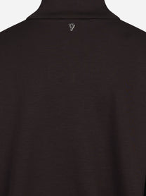 Felpa regular-fit in scuba marrone