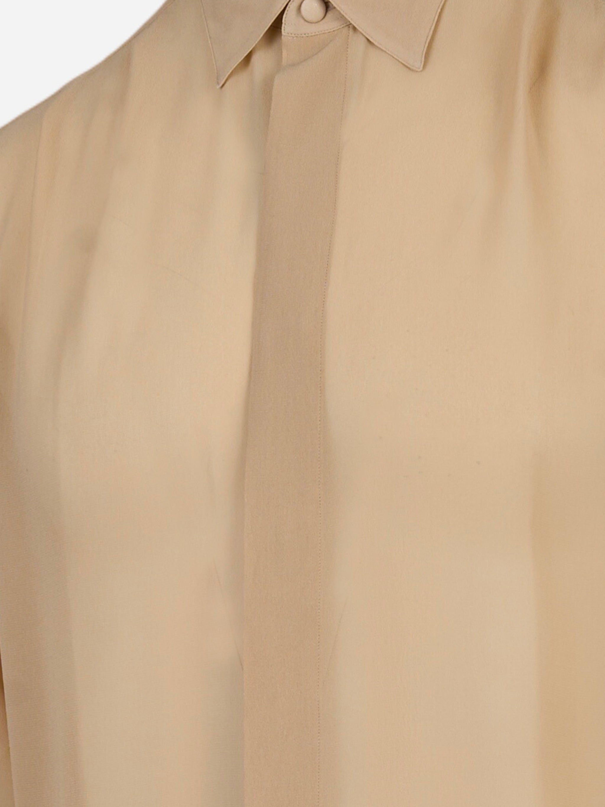 Camicia in seta Beige