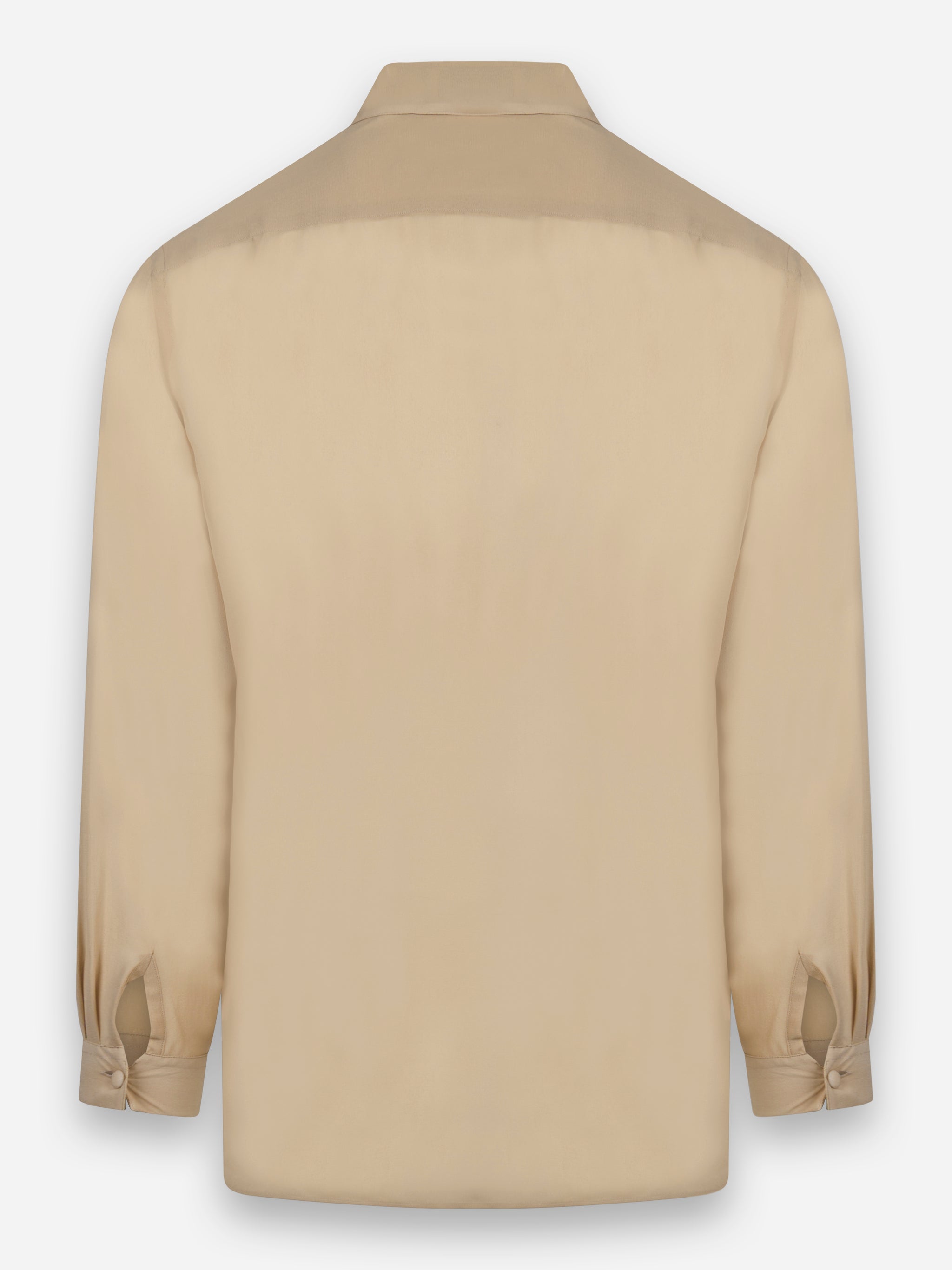 Camicia in seta Beige