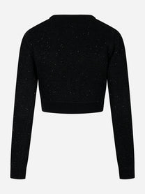 Maglia tricot girocollo Nero