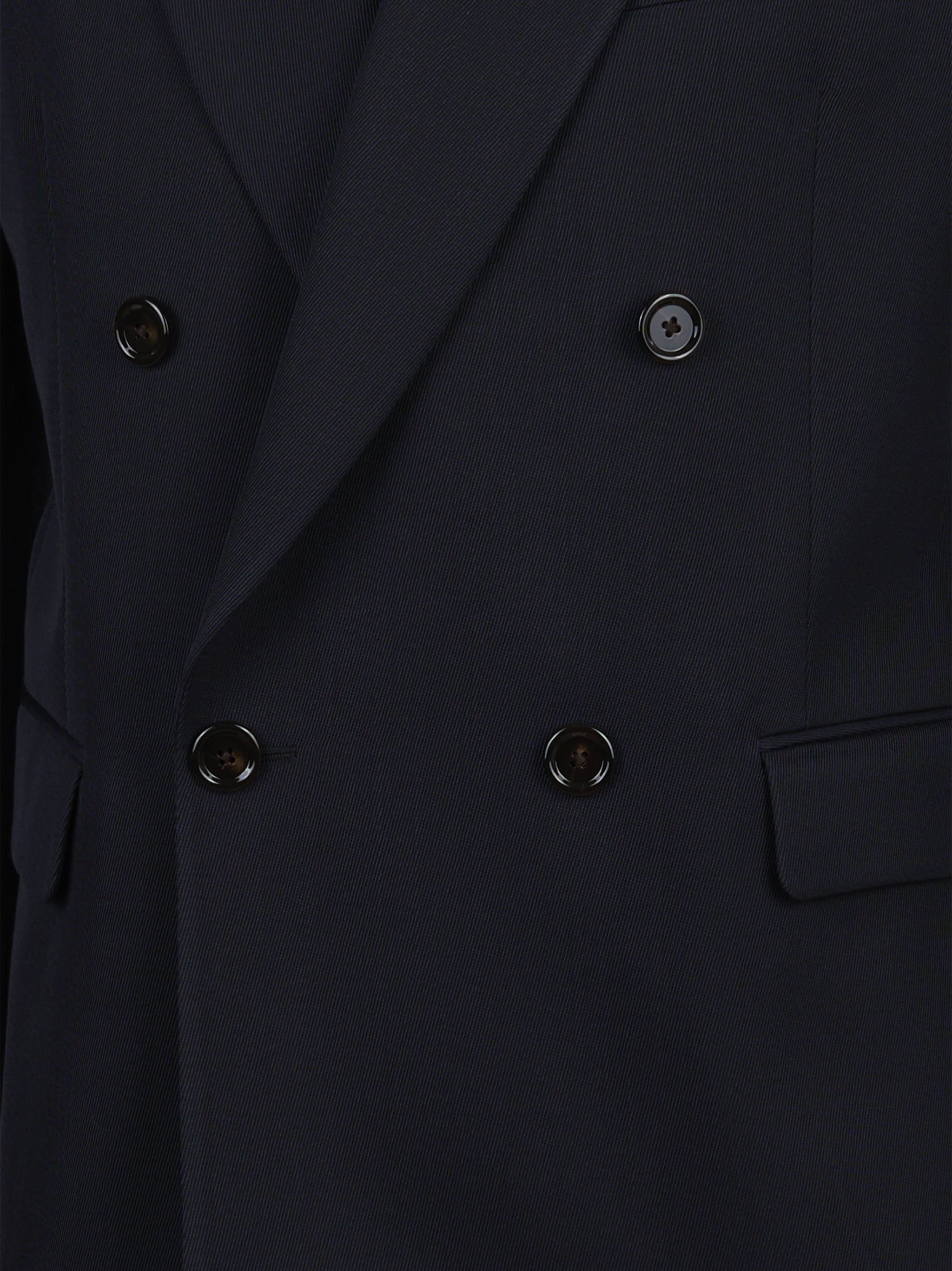 Blazer doppiopetto quattro bottoni attitude Blu