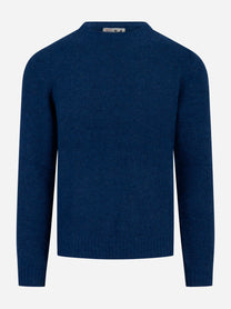 Maglia Regent in alpaca Blu