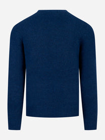 Maglia Regent in alpaca Blu