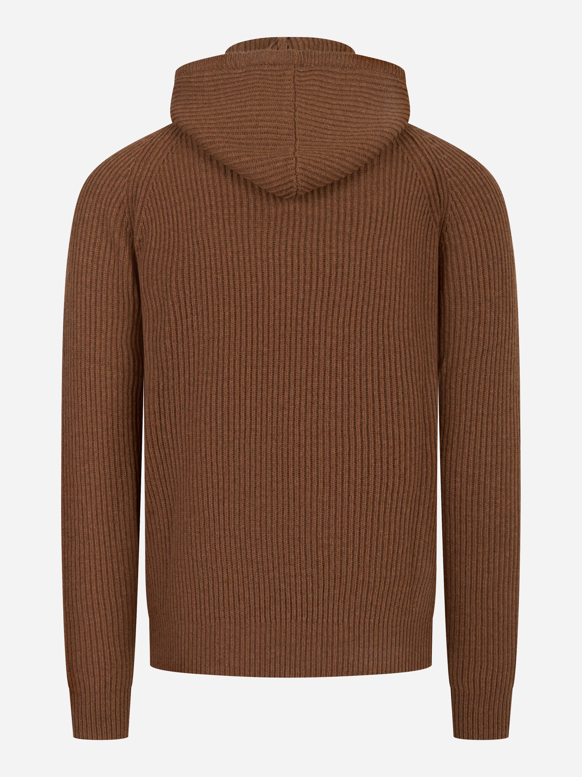 Maglia Malcolm con cappuccio in lana Marrone