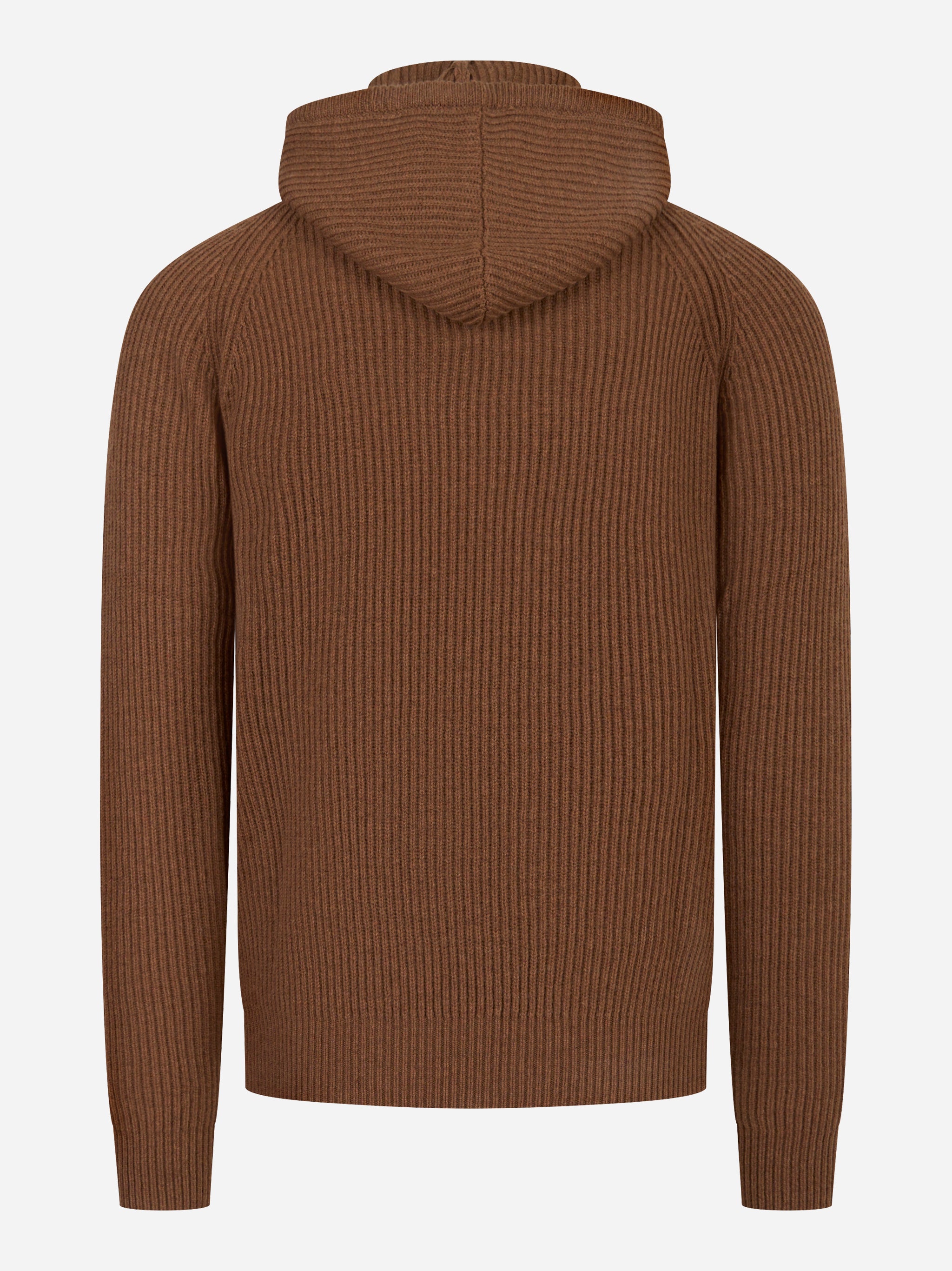 Maglia Malcolm con cappuccio in lana Marrone