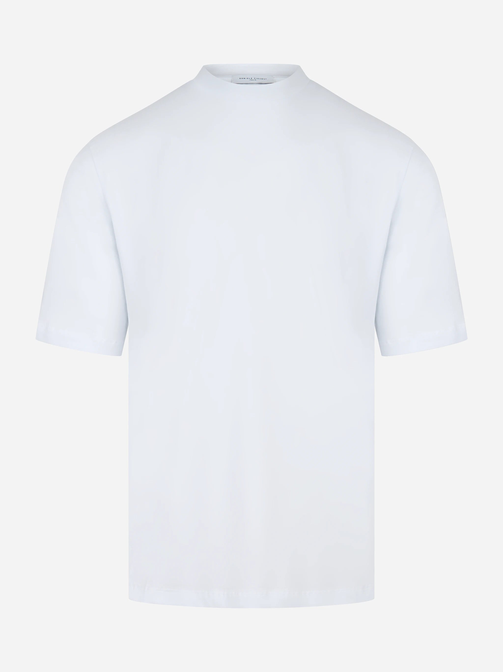 T-shirt in cotone stretch loose fit bianca