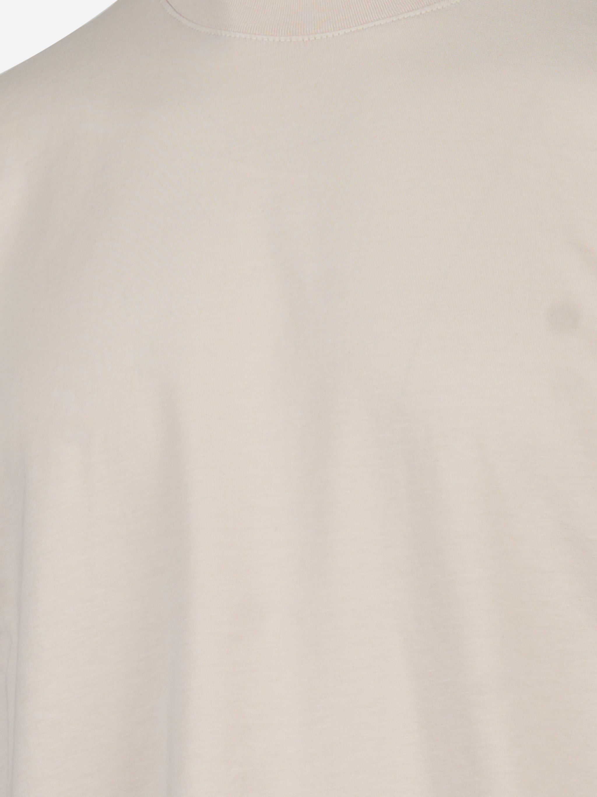 T-shirt girocollo slim Beige