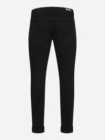 Jeans skinny fit George in denim stretch nero