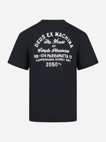 T-shirt DEUS EX MACHINA BLACK D261MTS148 Nero