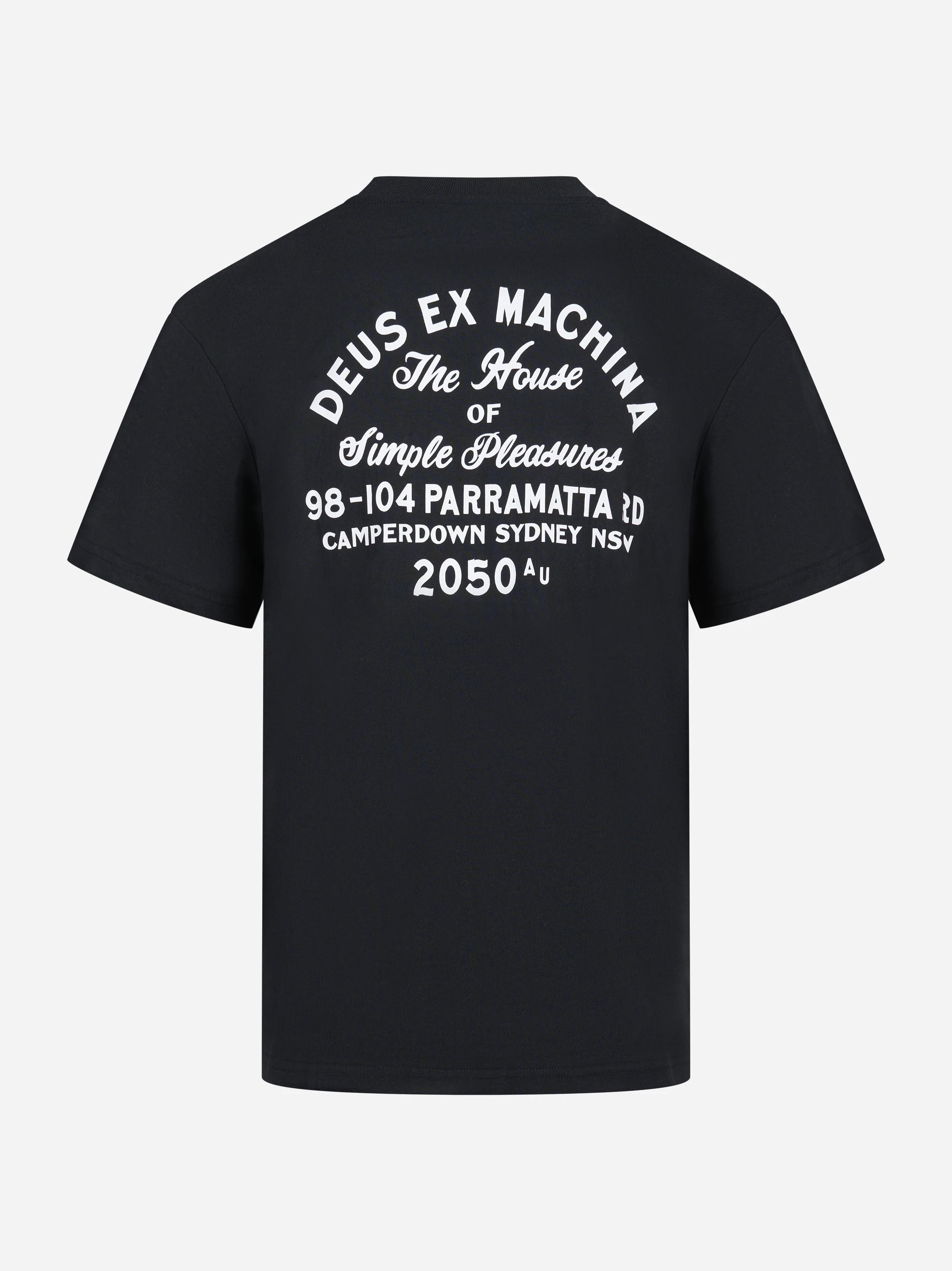 T-shirt DEUS EX MACHINA BLACK D261MTS148 Nero