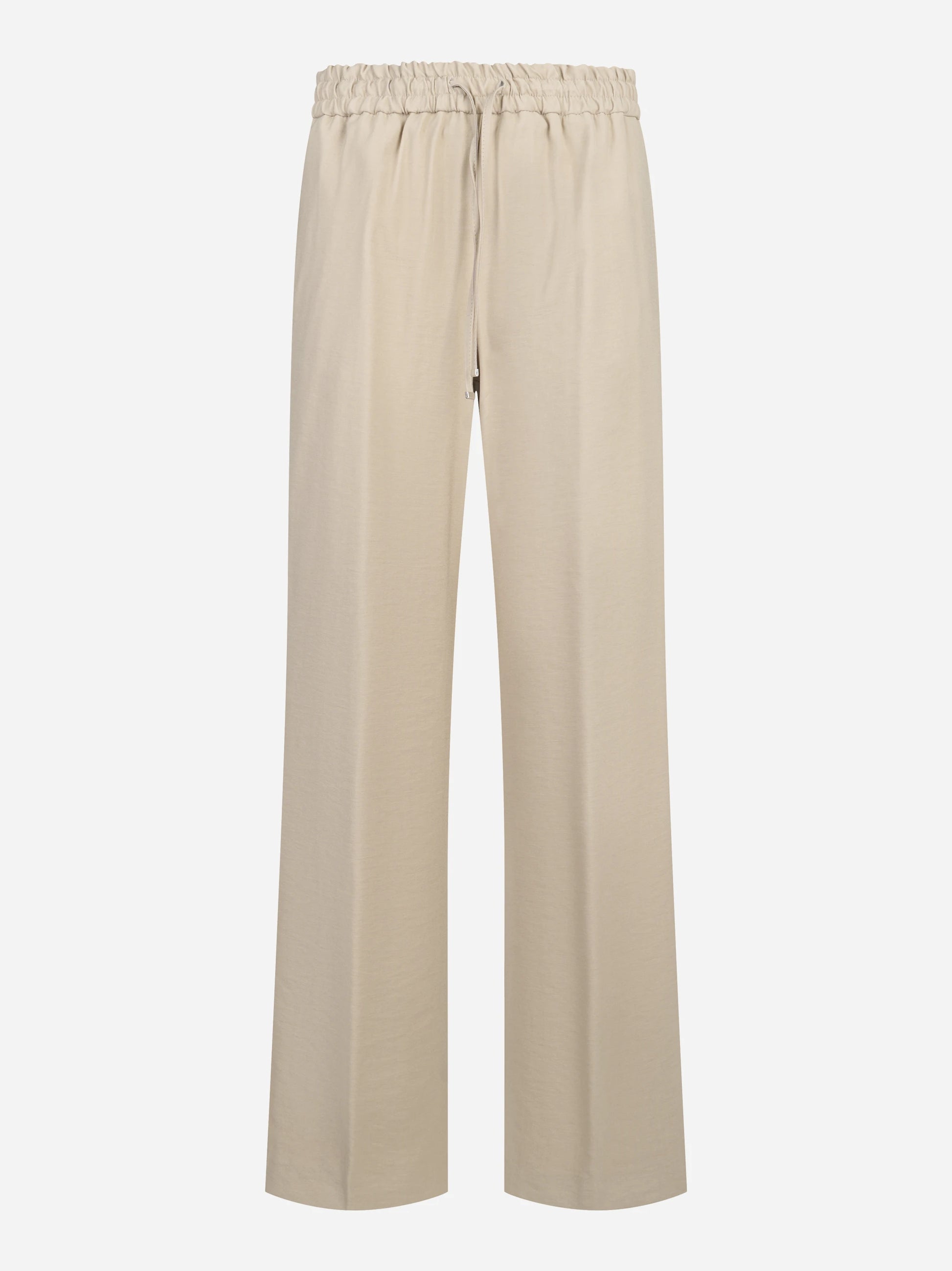 Pantalone jogger Marisol in viscosa beige
