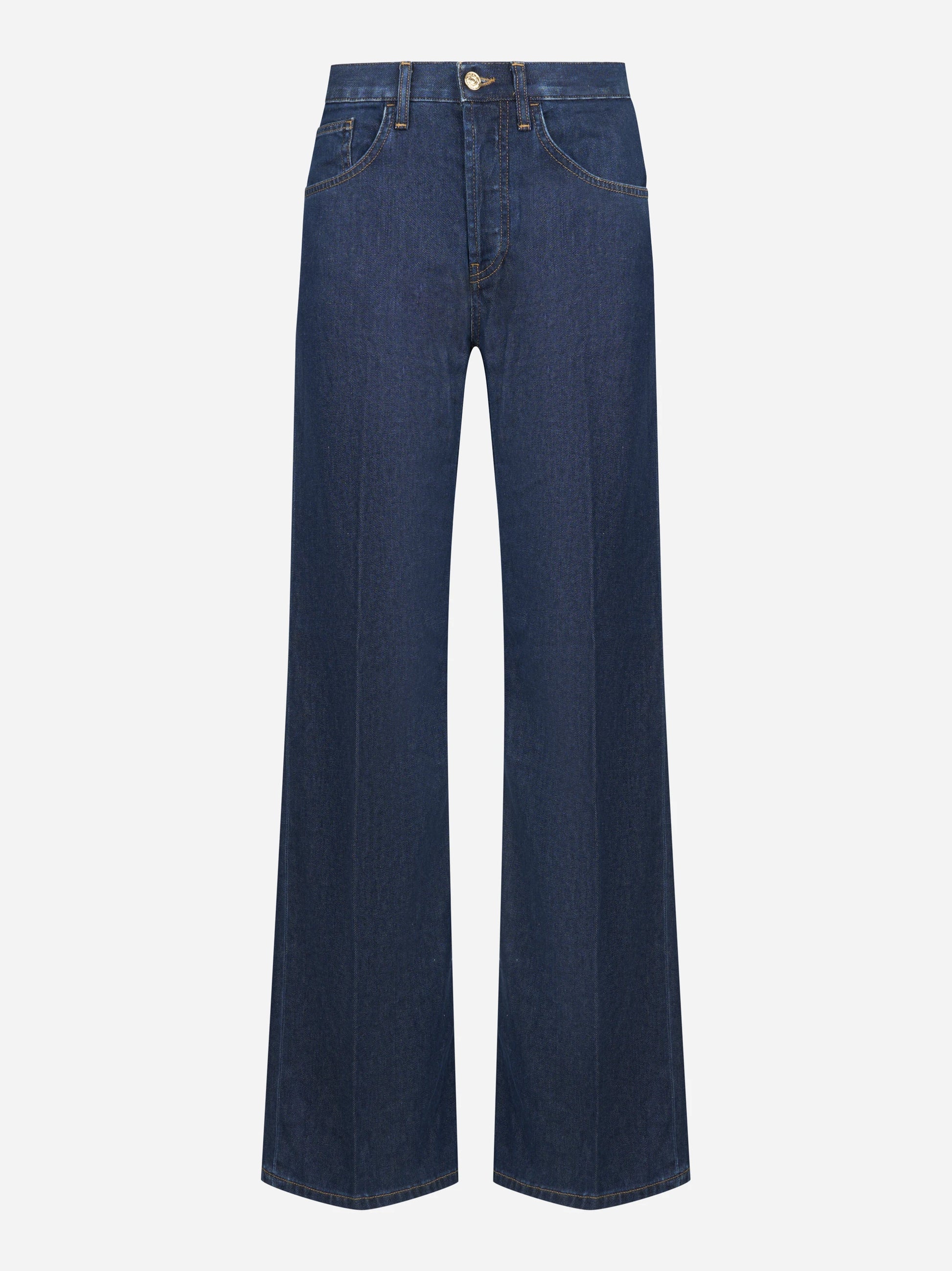 Jeans Jacklyn wide leg in denim fisso