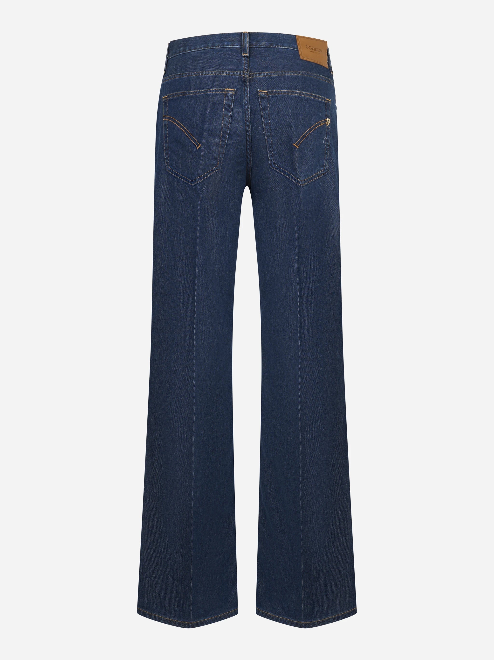 Jeans Jacklyn wide leg in denim fisso