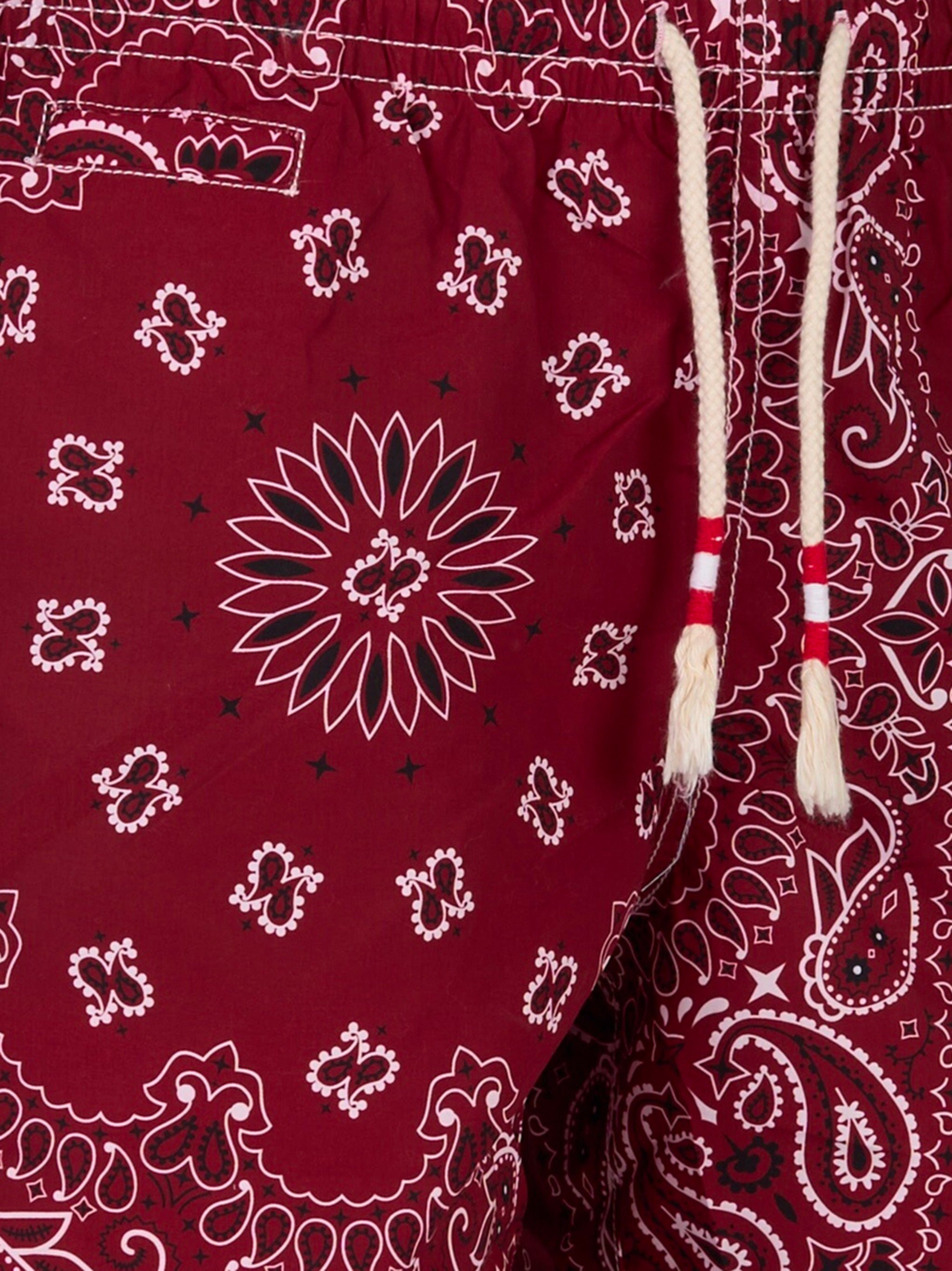 Costume da bagno da uomo con stampa bandana Bordeaux