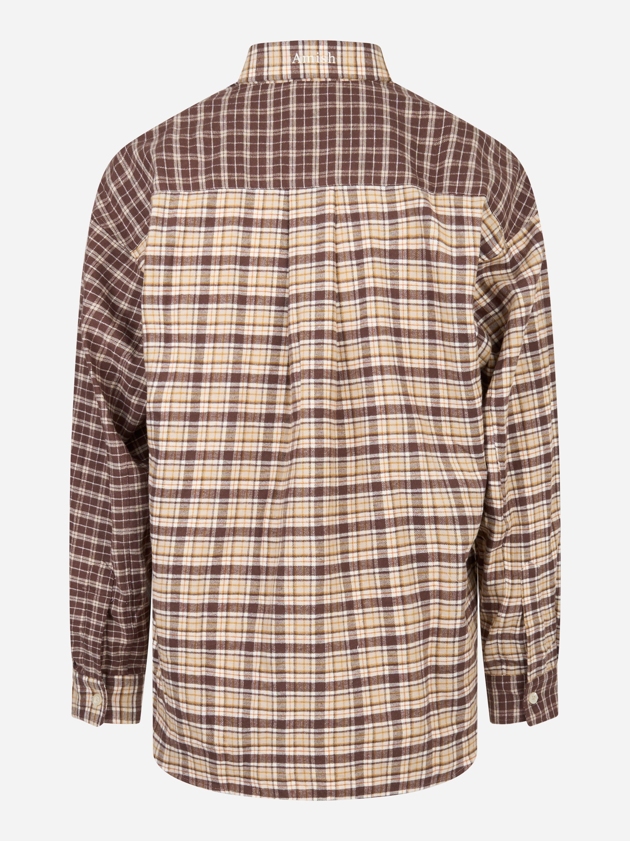 Camicia loose fit patchwork