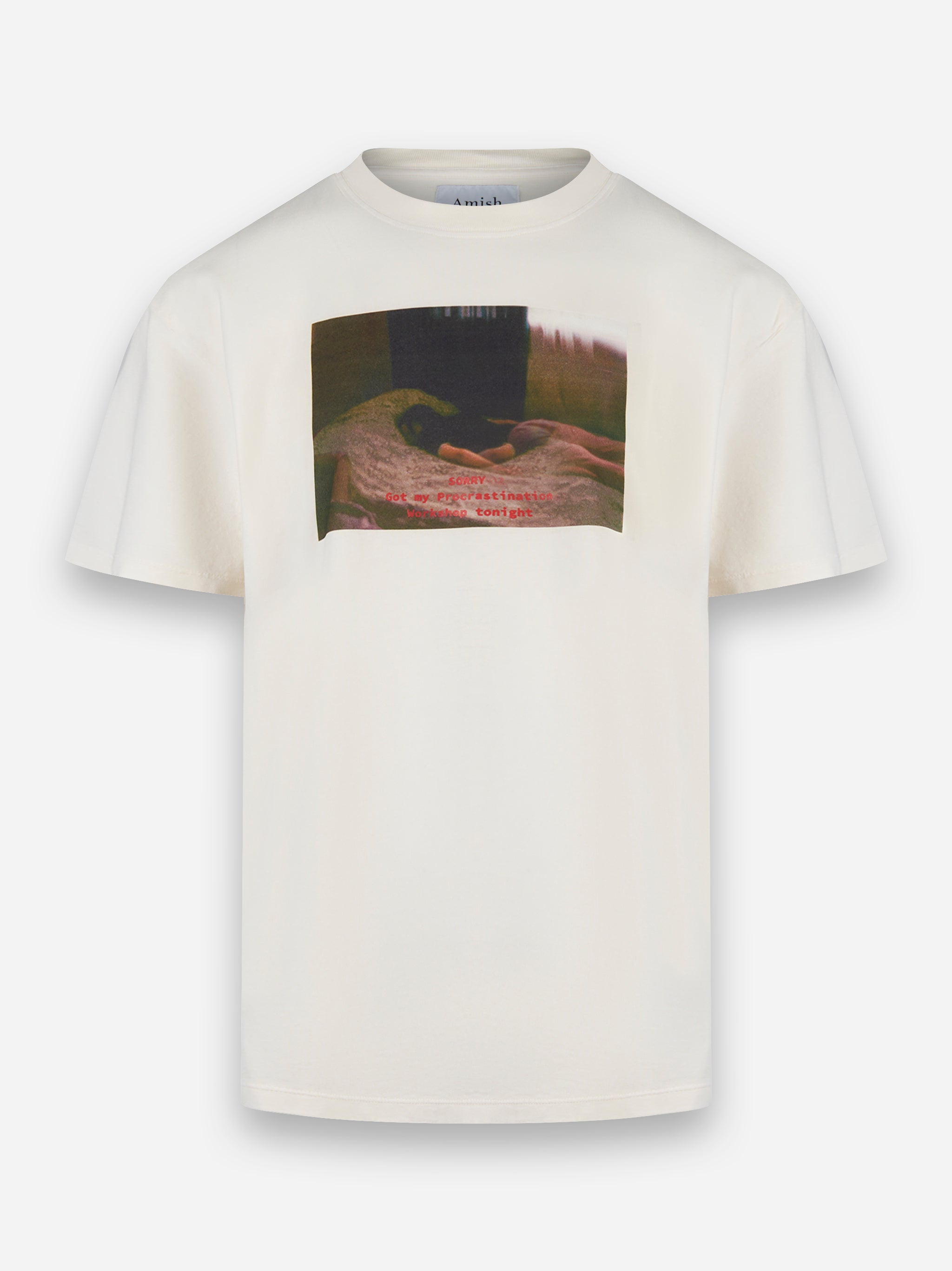 T-shirts manica corta con stampa Bianco