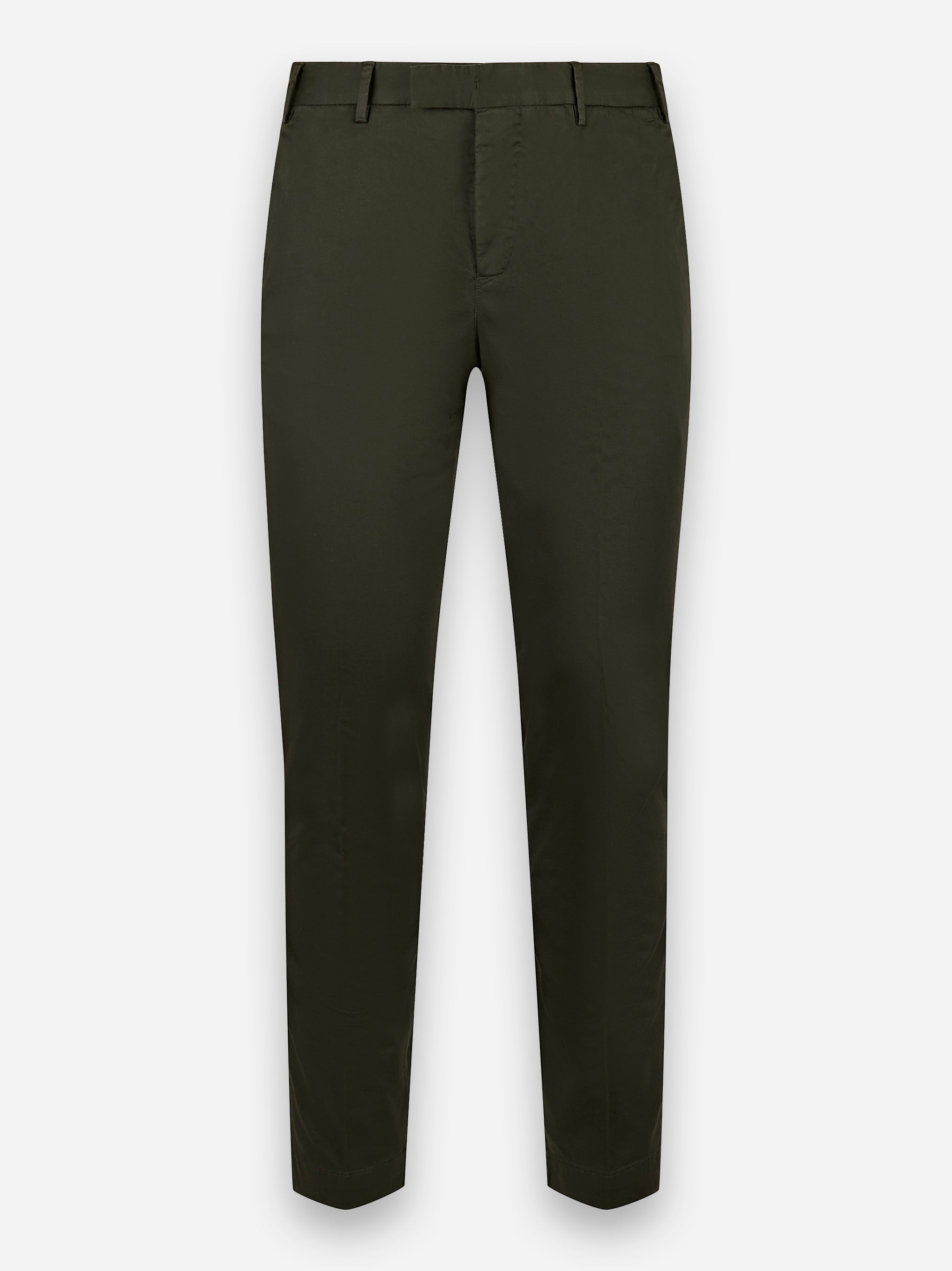 Pantalone slim fit in cotone stretch Master Verde