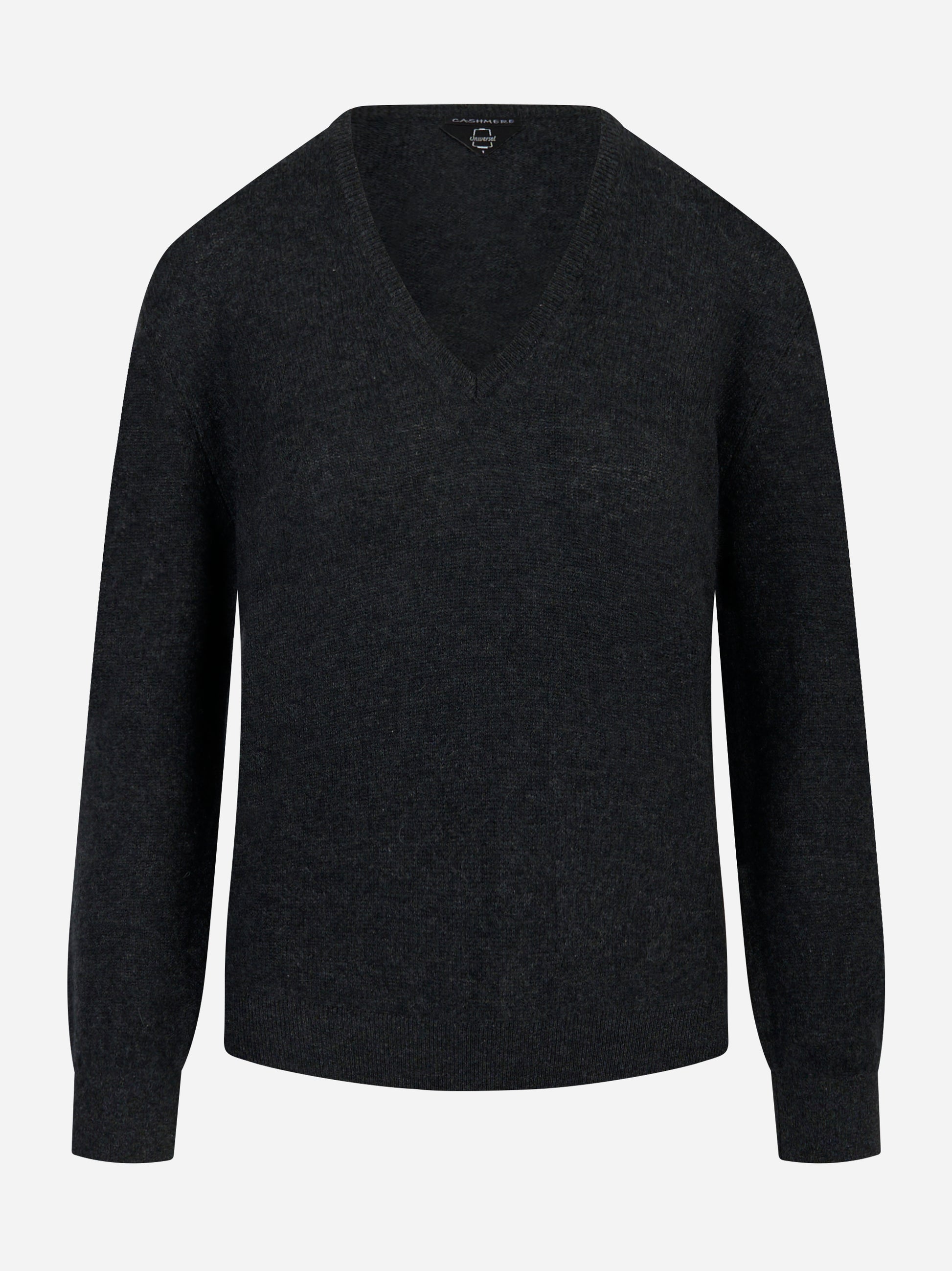 Maglia scollo V in cashmere Grigio