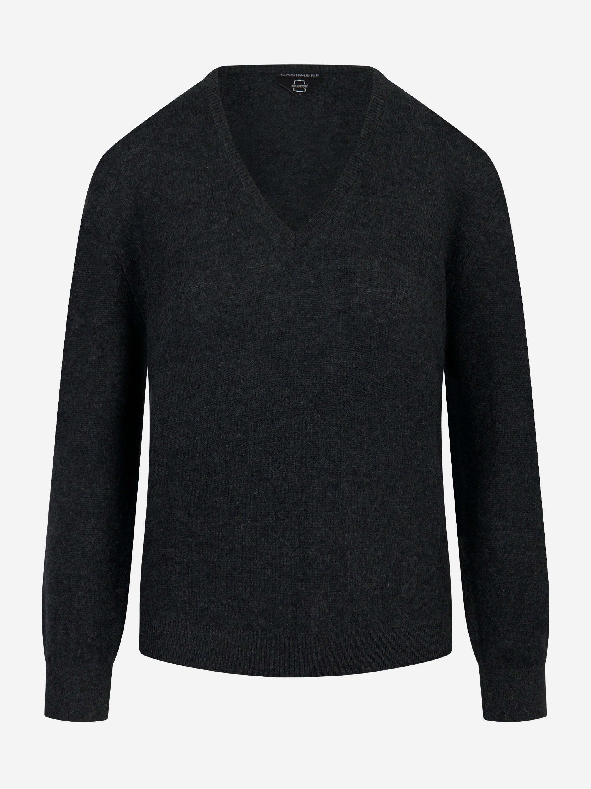 Maglia scollo V in cashmere Grigio